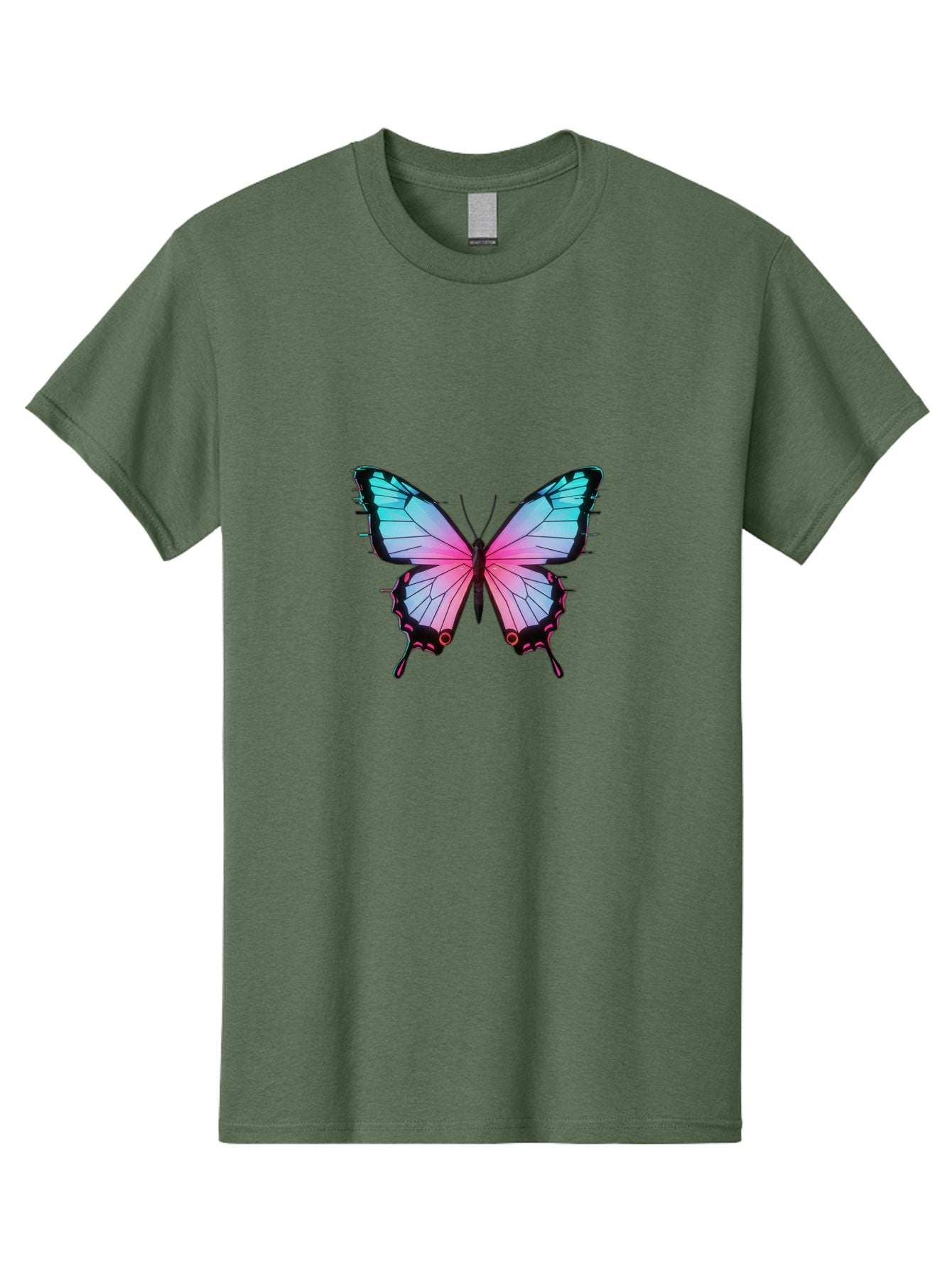 Butterfly-21 Men'S Graphic Tee, 100% Cotton, Comfortable Casual Summer Wear, Machine Washable, Vintage Camera, Old Camera, Antique Camera, Black Camera, Classic Photography, Photography Equipment, Nostalgic Device, Film Camera, Camera Art Bah654 4