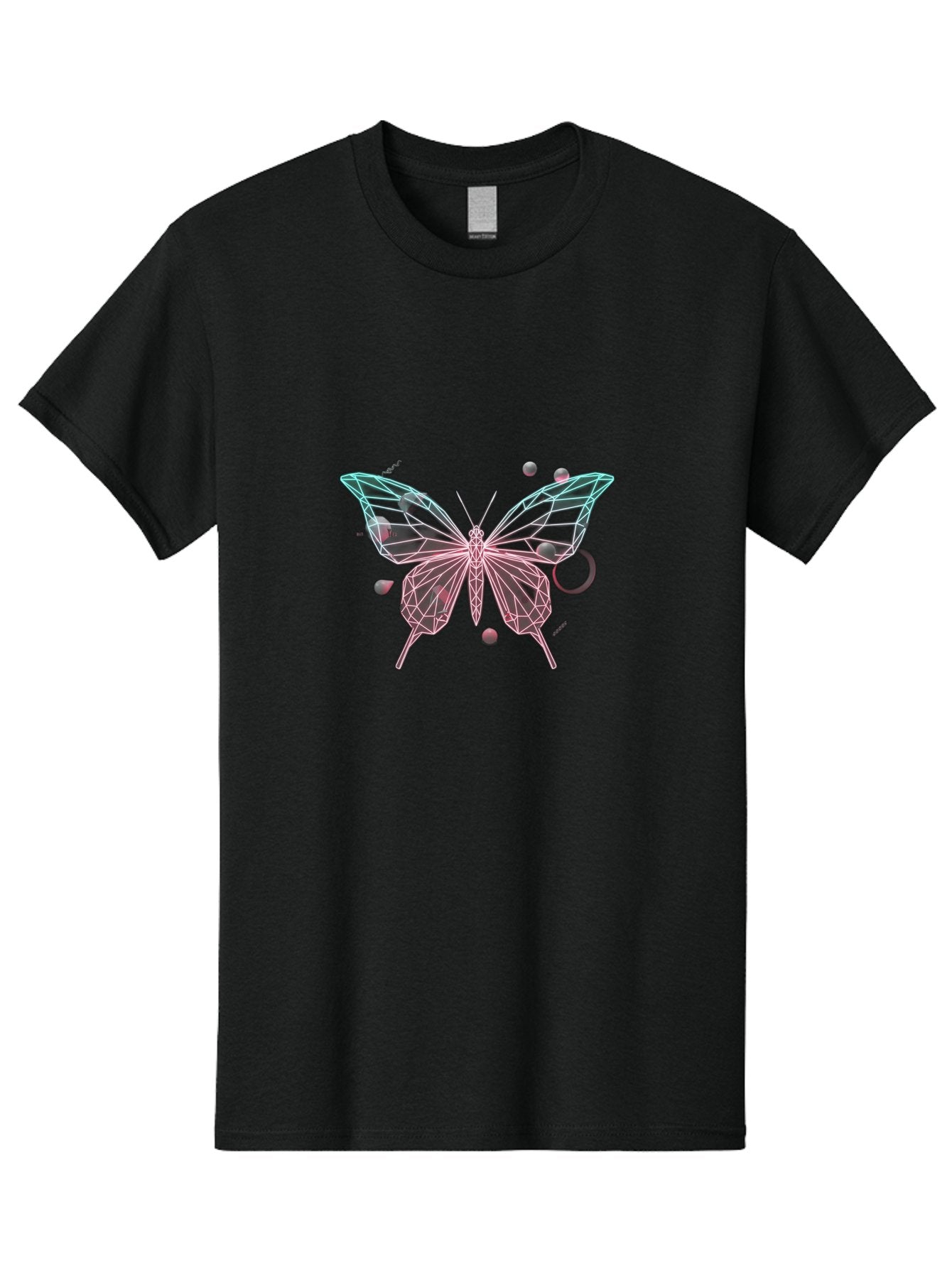 Butterfly-25 Men'S Graphic Tee, 100% Cotton, Comfortable Casual Summer Wear, Machine Washable, Vintage Camera, Old Camera, Antique Camera, Black Camera, Classic Photography, Photography Equipment, Nostalgic Device, Film Camera, Camera Art Bah658