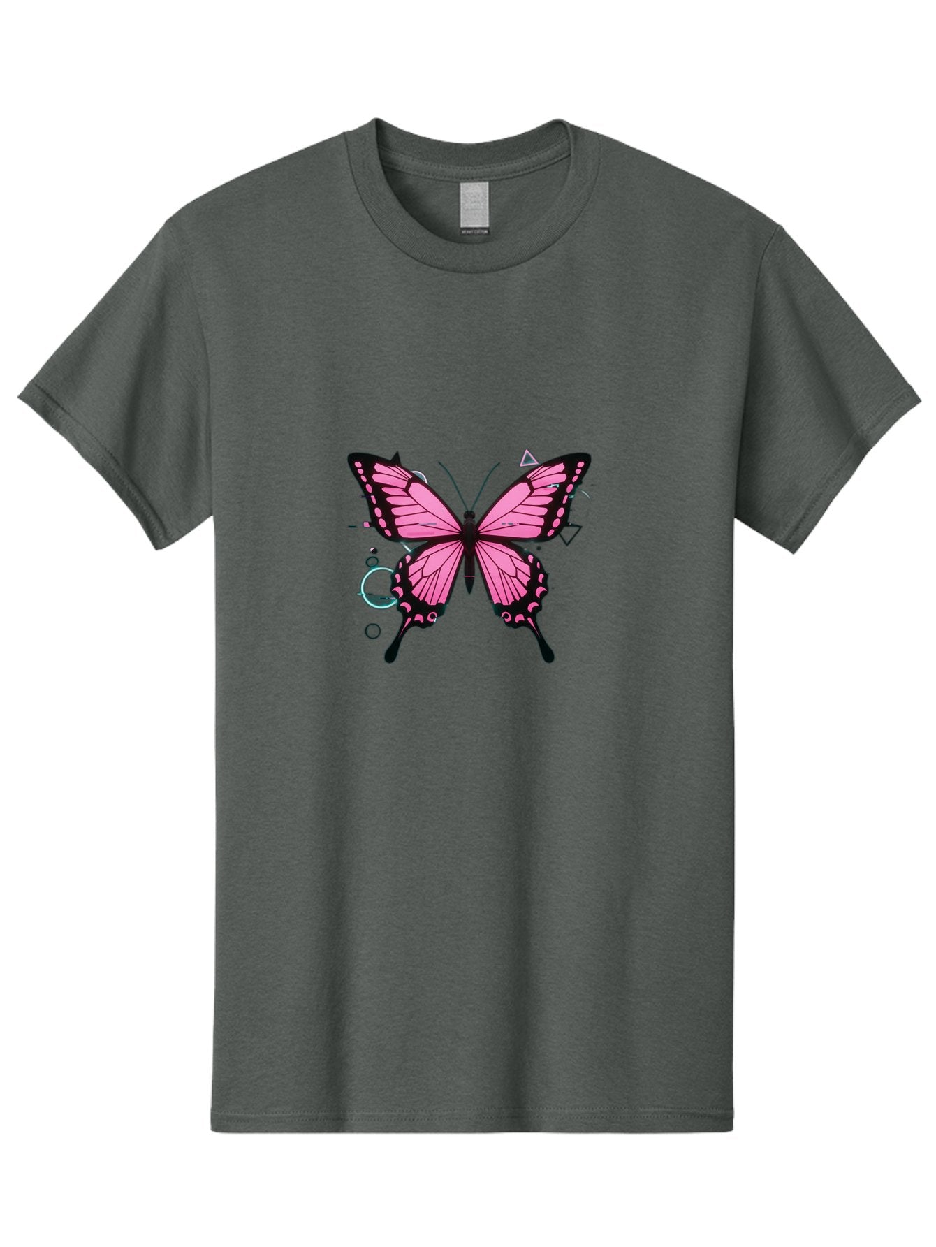 Butterfly-26 Men'S Graphic Tee, 100% Cotton, Comfortable Casual Summer Wear, Machine Washable, Vintage Camera, Old Camera, Antique Camera, Black Camera, Classic Photography, Photography Equipment, Nostalgic Device, Film Camera, Camera Art Bah659 6