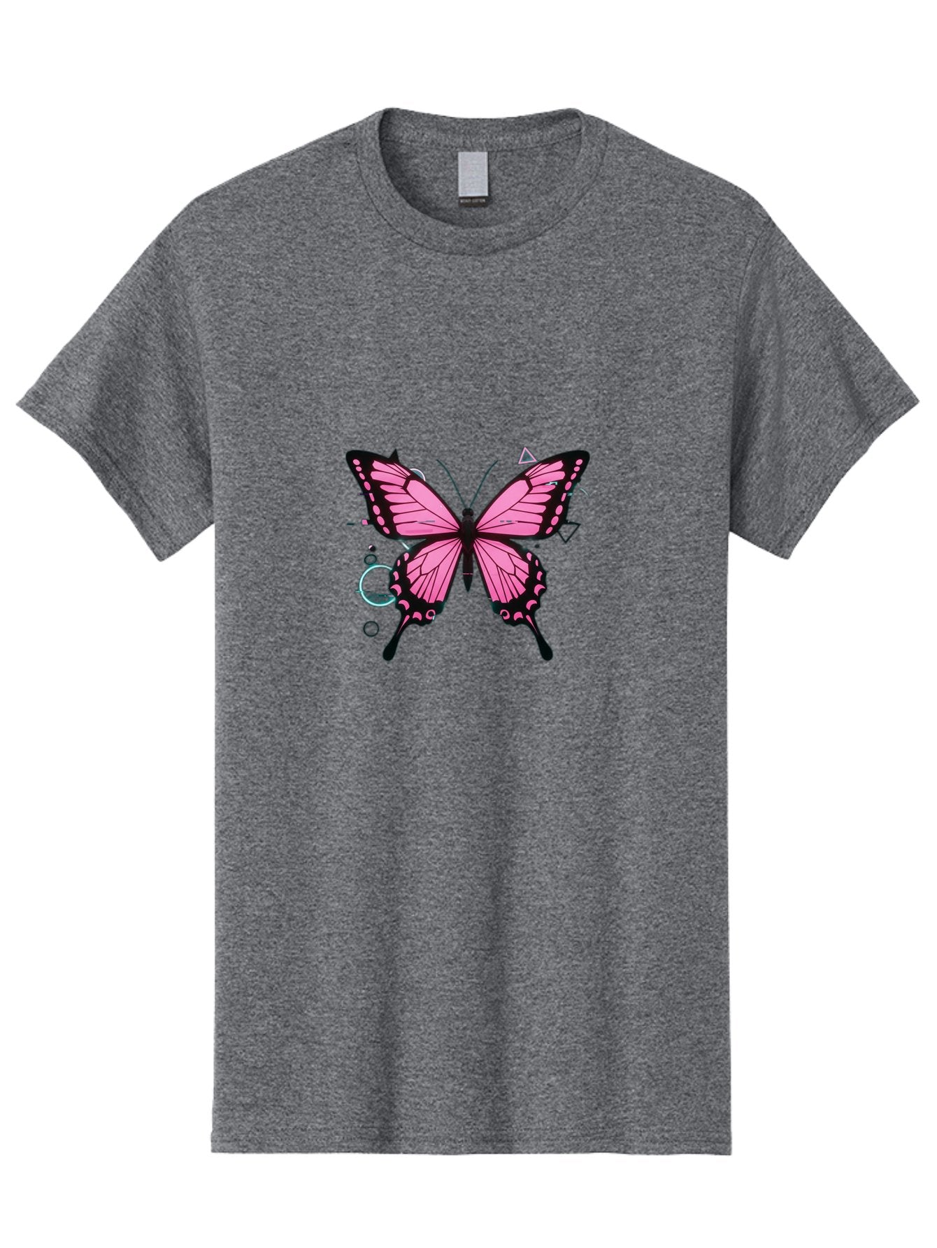 Butterfly-26 Men'S Graphic Tee, 100% Cotton, Comfortable Casual Summer Wear, Machine Washable, Vintage Camera, Old Camera, Antique Camera, Black Camera, Classic Photography, Photography Equipment, Nostalgic Device, Film Camera, Camera Art Bah659 15