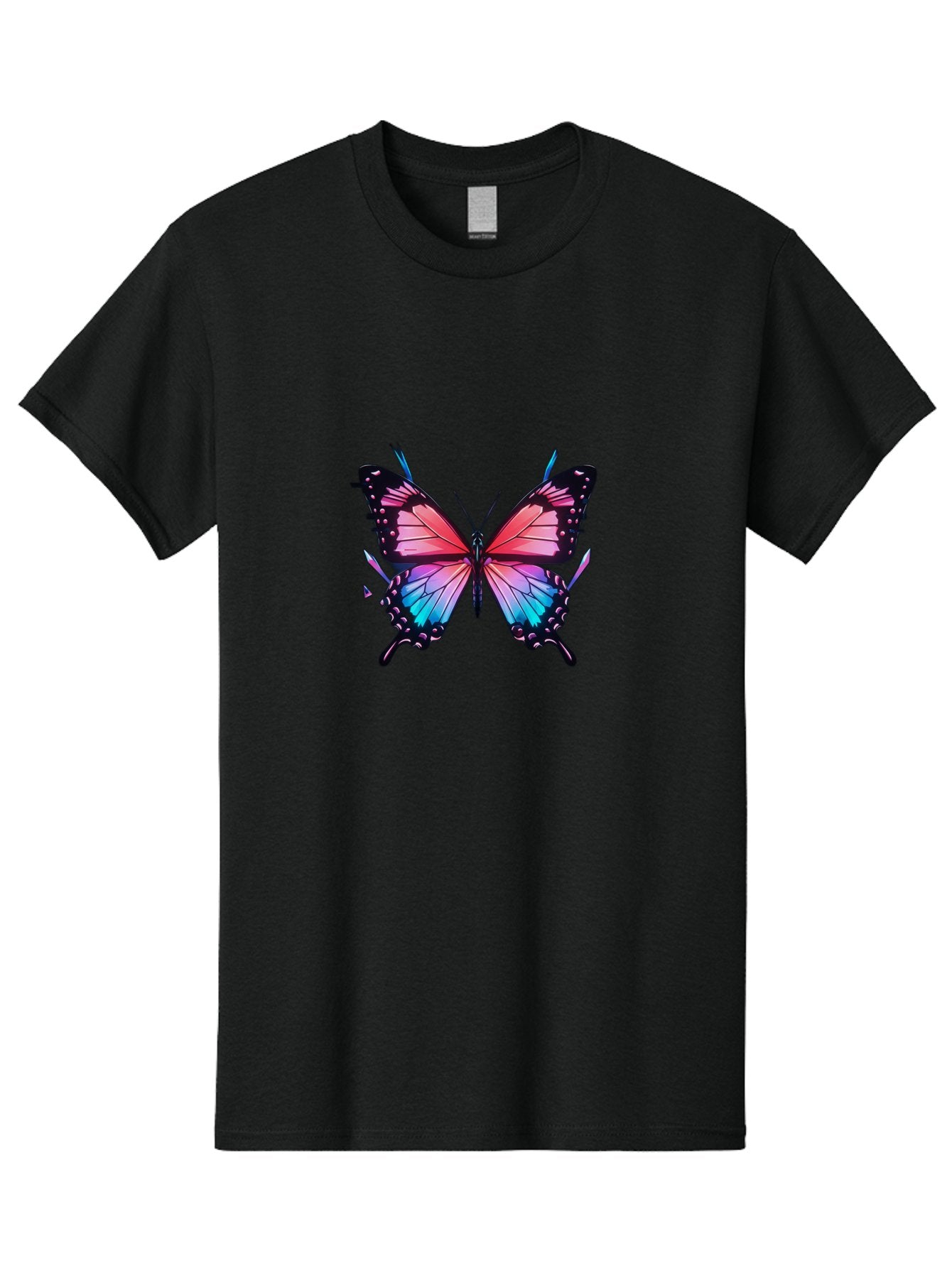 Butterfly-27 Men'S Graphic Tee, 100% Cotton, Comfortable Casual Summer Wear, Machine Washable, Vintage Camera, Old Camera, Antique Camera, Black Camera, Classic Photography, Photography Equipment, Nostalgic Device, Film Camera, Camera Art Bah660 4
