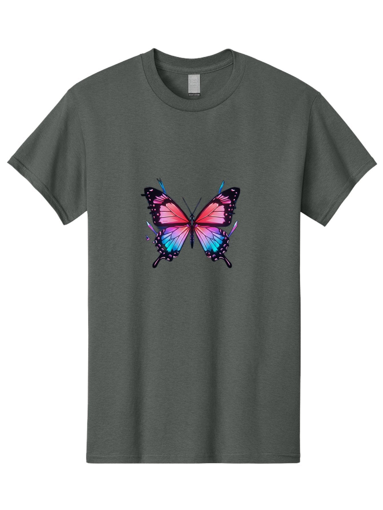 Butterfly-27 Men'S Graphic Tee, 100% Cotton, Comfortable Casual Summer Wear, Machine Washable, Vintage Camera, Old Camera, Antique Camera, Black Camera, Classic Photography, Photography Equipment, Nostalgic Device, Film Camera, Camera Art Bah660 15