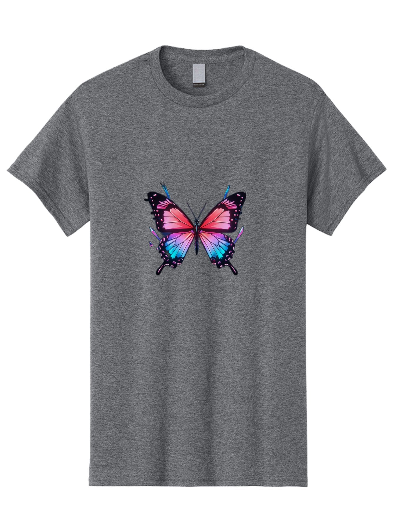 Butterfly-27 Men'S Graphic Tee, 100% Cotton, Comfortable Casual Summer Wear, Machine Washable, Vintage Camera, Old Camera, Antique Camera, Black Camera, Classic Photography, Photography Equipment, Nostalgic Device, Film Camera, Camera Art Bah660 10