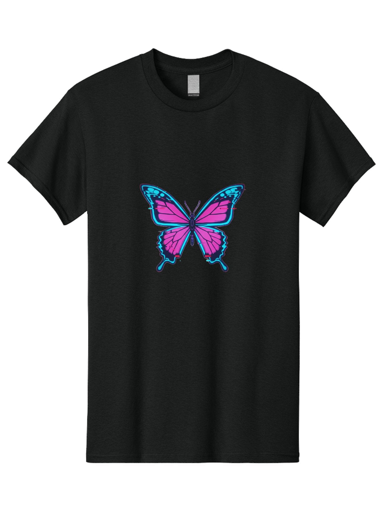 Butterfly-3 Men'S Graphic Tee, 100% Cotton, Comfortable Casual Summer Wear, Machine Washable, Vintage Camera, Old Camera, Antique Camera, Black Camera, Classic Photography, Photography Equipment, Nostalgic Device, Film Camera, Camera Art Bah663 9