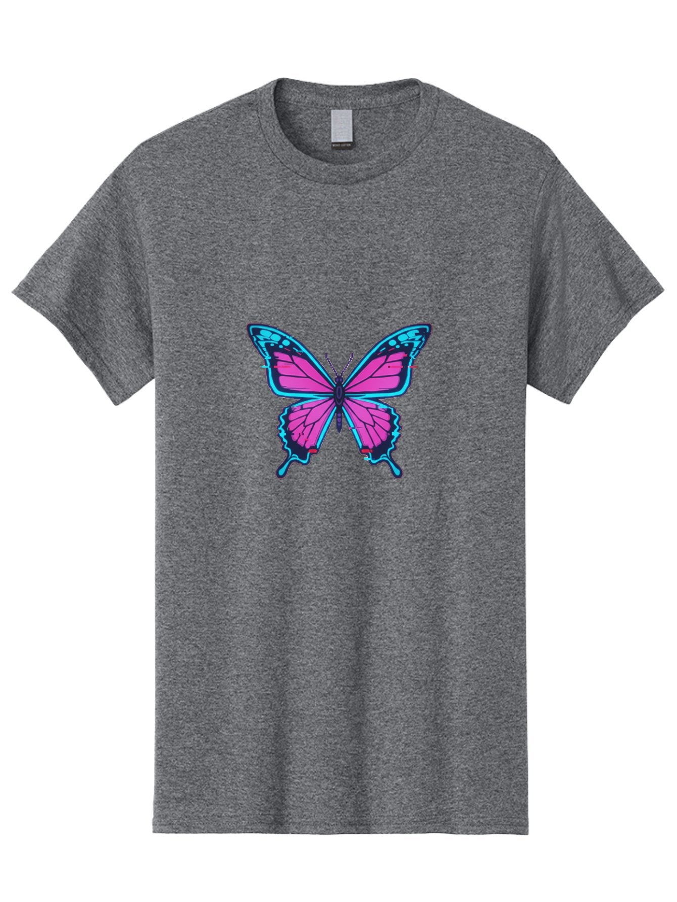 Butterfly-3 Men'S Graphic Tee, 100% Cotton, Comfortable Casual Summer Wear, Machine Washable, Vintage Camera, Old Camera, Antique Camera, Black Camera, Classic Photography, Photography Equipment, Nostalgic Device, Film Camera, Camera Art Bah663 12
