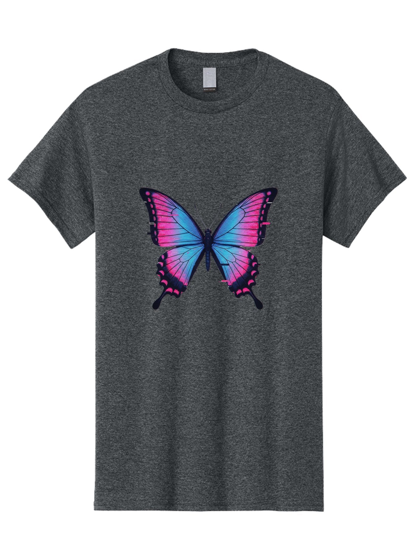 Butterfly-4 Men'S Graphic Tee, 100% Cotton, Comfortable Casual Summer Wear, Machine Washable, Vintage Camera, Old Camera, Antique Camera, Black Camera, Classic Photography, Photography Equipment, Nostalgic Device, Film Camera, Camera Art Bah664
