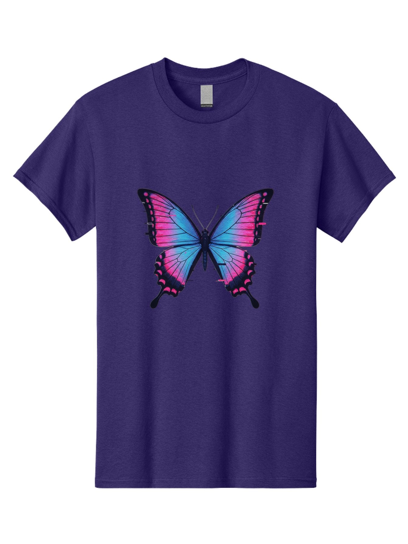 Butterfly-4 Men'S Graphic Tee, 100% Cotton, Comfortable Casual Summer Wear, Machine Washable, Vintage Camera, Old Camera, Antique Camera, Black Camera, Classic Photography, Photography Equipment, Nostalgic Device, Film Camera, Camera Art Bah664