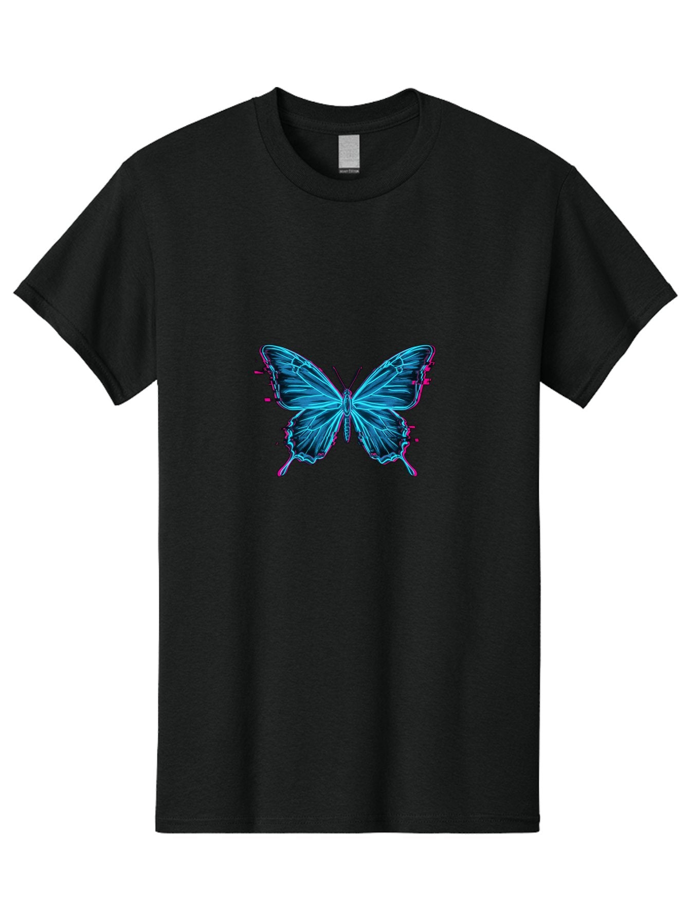 Butterfly-5 Men'S Graphic Tee, 100% Cotton, Comfortable Casual Summer Wear, Machine Washable, Vintage Camera, Old Camera, Antique Camera, Black Camera, Classic Photography, Photography Equipment, Nostalgic Device, Film Camera, Camera Art Bah665 4