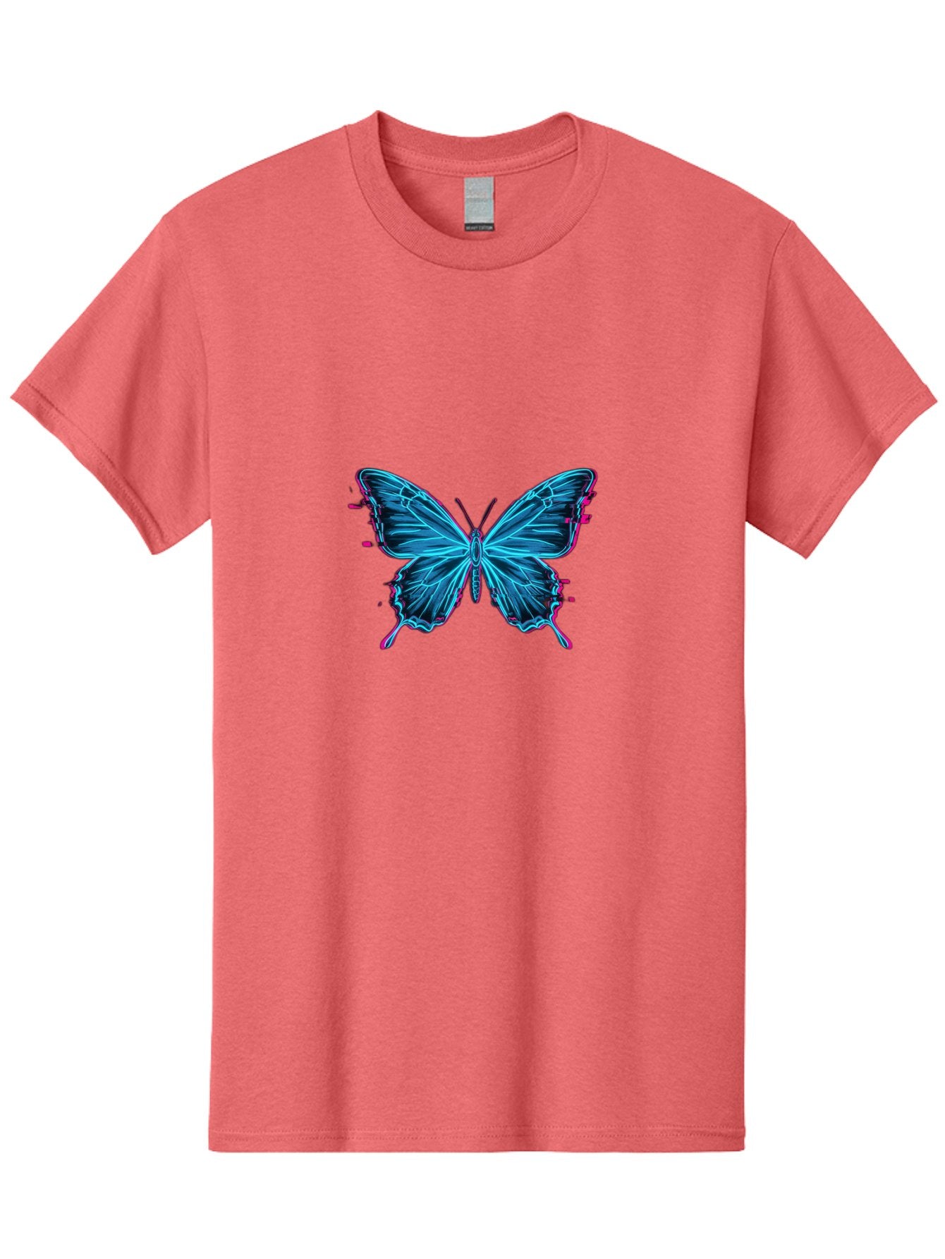 Butterfly-5 Men'S Graphic Tee, 100% Cotton, Comfortable Casual Summer Wear, Machine Washable, Vintage Camera, Old Camera, Antique Camera, Black Camera, Classic Photography, Photography Equipment, Nostalgic Device, Film Camera, Camera Art Bah665