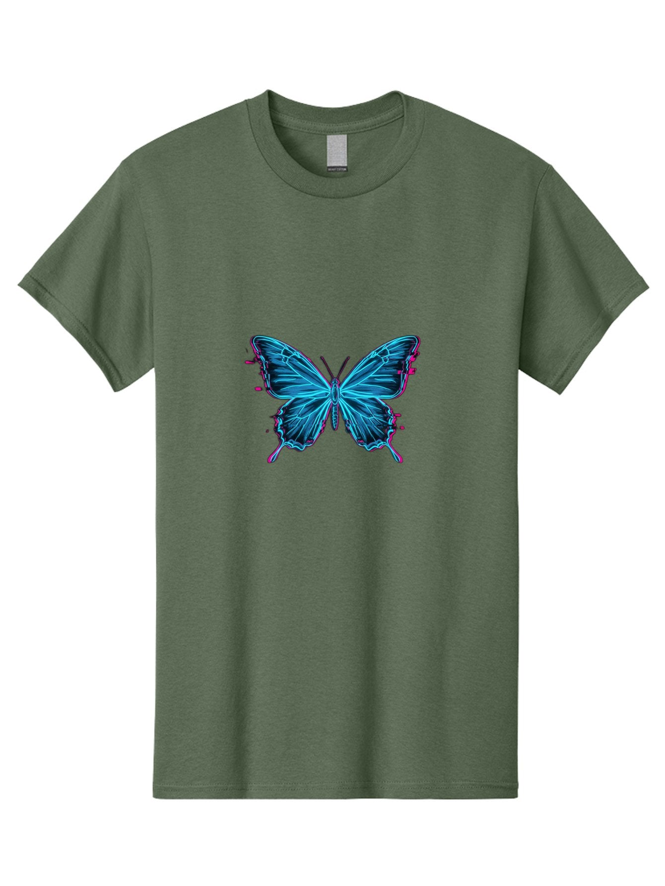 Butterfly-5 Men'S Graphic Tee, 100% Cotton, Comfortable Casual Summer Wear, Machine Washable, Vintage Camera, Old Camera, Antique Camera, Black Camera, Classic Photography, Photography Equipment, Nostalgic Device, Film Camera, Camera Art Bah665 3