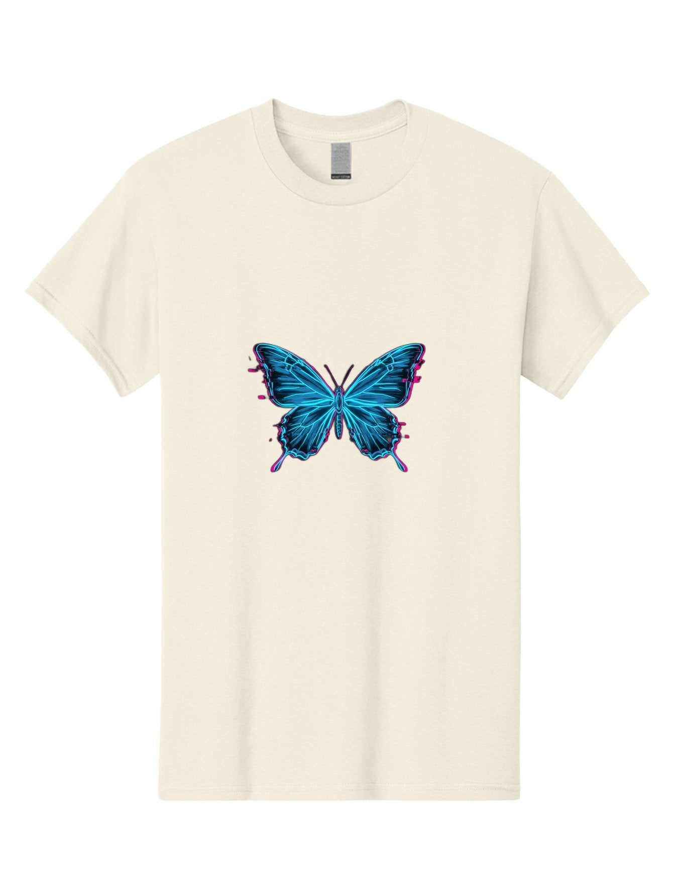 Butterfly-5 Men'S Graphic Tee, 100% Cotton, Comfortable Casual Summer Wear, Machine Washable, Vintage Camera, Old Camera, Antique Camera, Black Camera, Classic Photography, Photography Equipment, Nostalgic Device, Film Camera, Camera Art Bah665