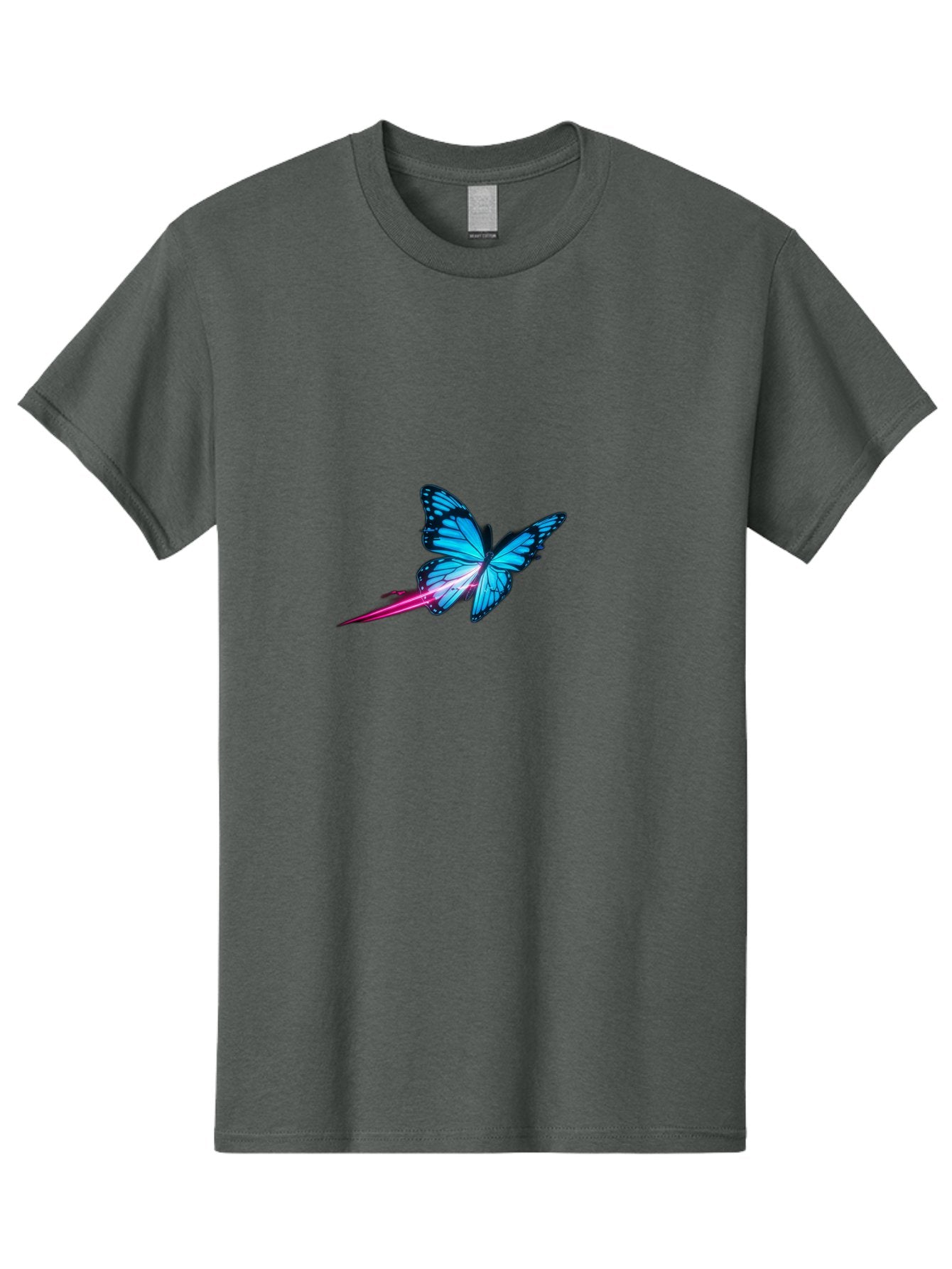 Butterfly-With-Neon-Trail Men'S Graphic Tee, 100% Cotton, Comfortable Casual Summer Wear, Machine Washable, Vintage Camera, Old Camera, Antique Camera, Black Camera, Classic Photography, Photography Equipment, Nostalgic Device, Film Camera, Bah673 10