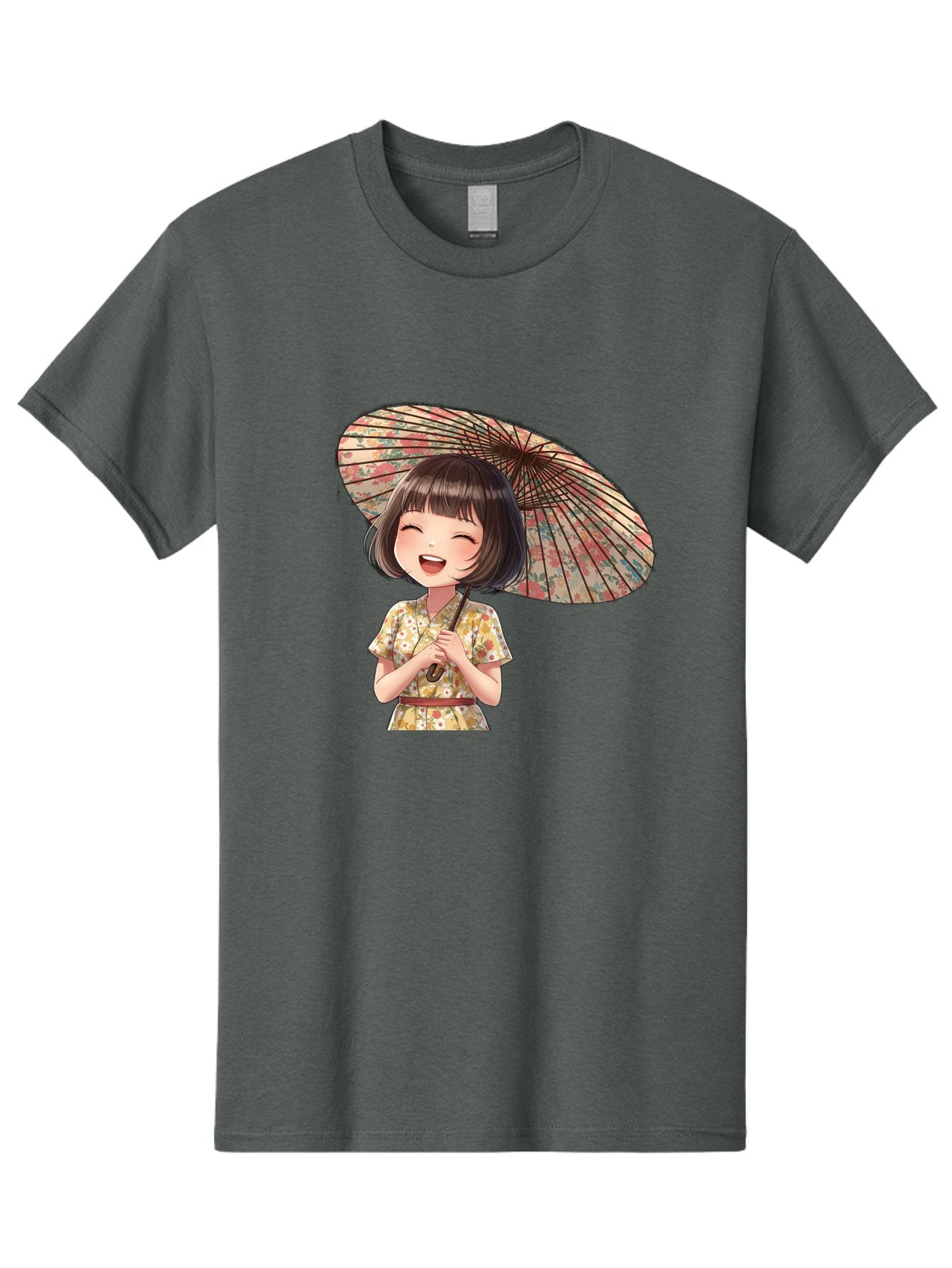 Cartoon-Girl-With-Parasol Men'S Graphic Tee, 100% Cotton, Comfortable Casual Summer Wear, Machine Washable, Vintage Camera, Old Camera, Antique Camera, Black Camera, Classic Photography, Photography Equipment, Nostalgic Device, Film Camera, Bah699 5