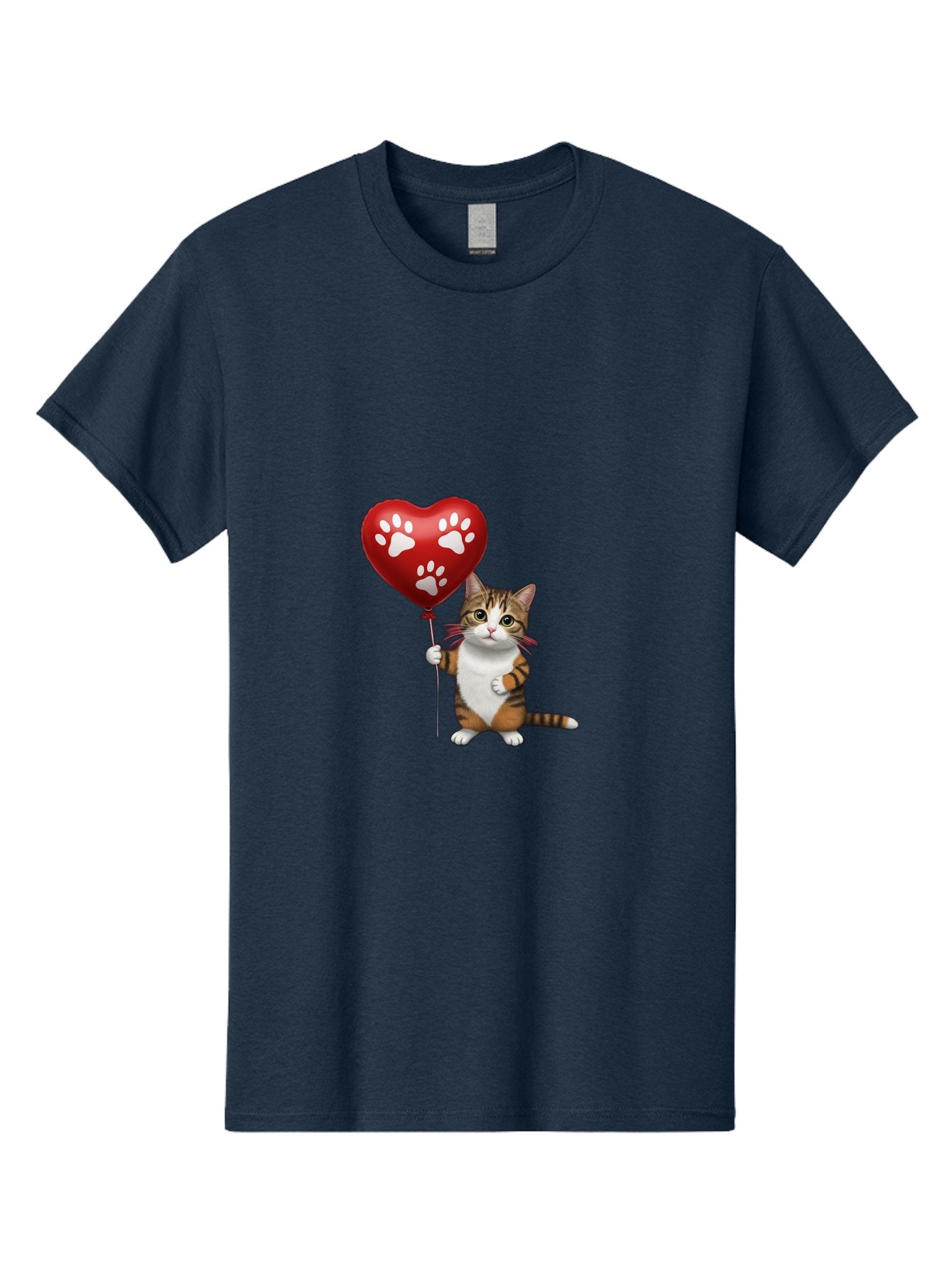 Cat-Holding-Heart-Balloon Men'S Graphic Tee, 100% Cotton, Comfortable Casual Summer Wear, Machine Washable, Vintage Camera, Old Camera, Antique Camera, Black Camera, Classic Photography, Photography Equipment, Nostalgic Device, Film Camera, Bah704 10