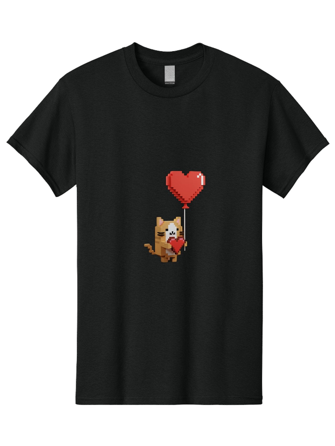 Cat-Hugging-Heart Men'S Graphic Tee, 100% Cotton, Comfortable Casual Summer Wear, Machine Washable, Vintage Camera, Old Camera, Antique Camera, Black Camera, Classic Photography, Photography Equipment, Nostalgic Device, Film Camera, Camera Art Bah705