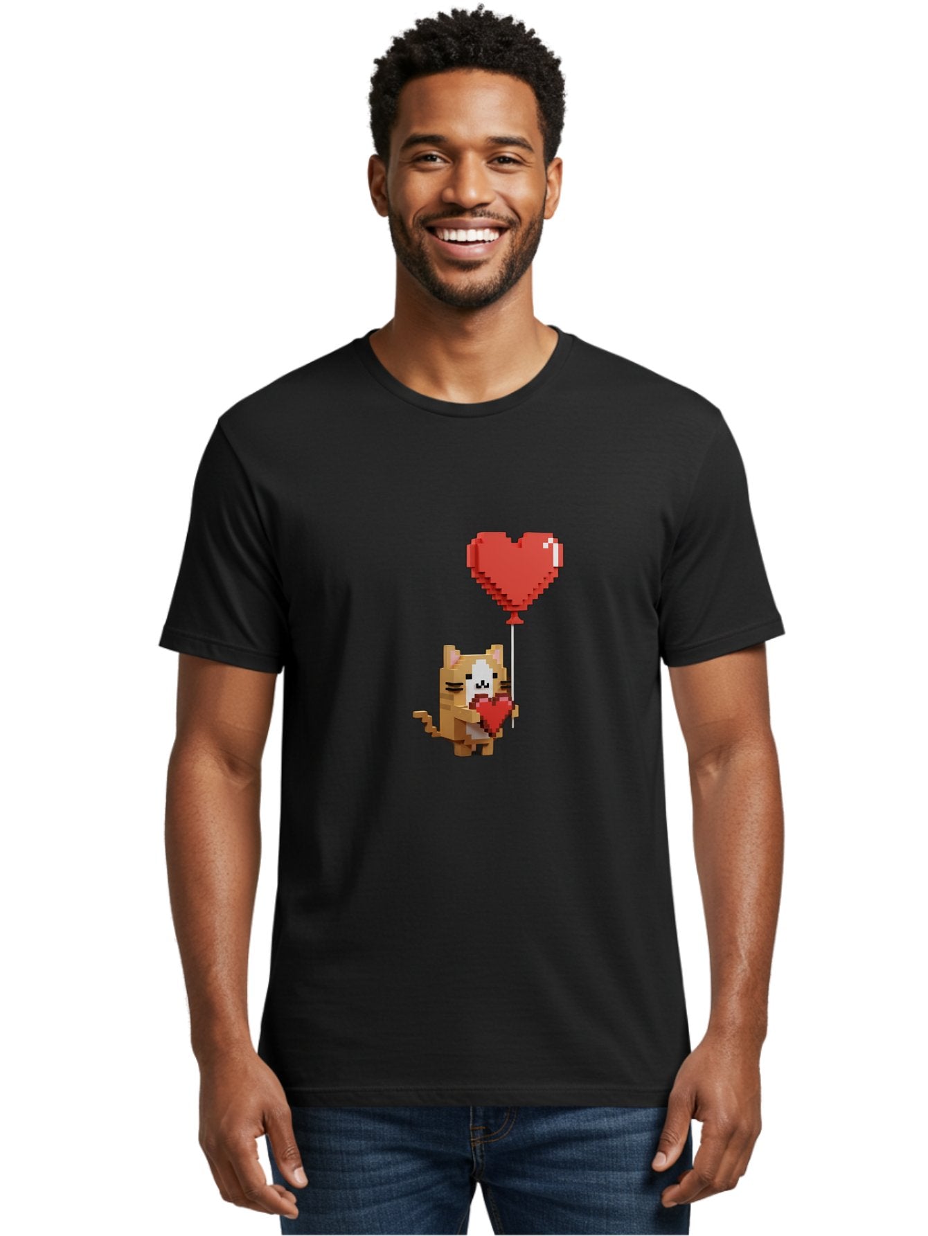 Cat-Hugging-Heart Men'S Graphic Tee, 100% Cotton, Comfortable Casual Summer Wear, Machine Washable, Vintage Camera, Old Camera, Antique Camera, Black Camera, Classic Photography, Photography Equipment, Nostalgic Device, Film Camera, Camera Art Bah705 21