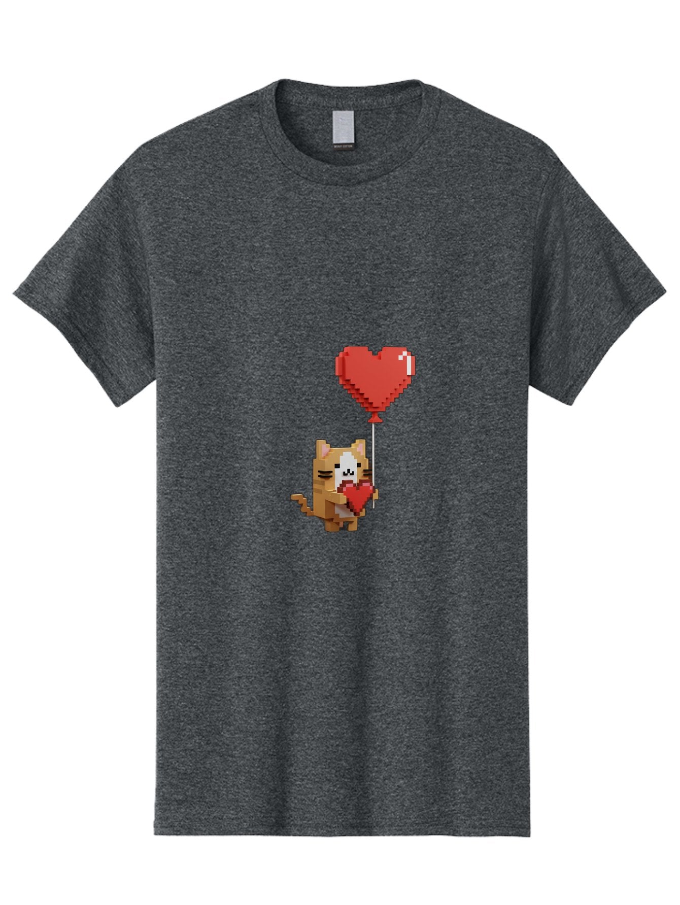 Cat-Hugging-Heart Men'S Graphic Tee, 100% Cotton, Comfortable Casual Summer Wear, Machine Washable, Vintage Camera, Old Camera, Antique Camera, Black Camera, Classic Photography, Photography Equipment, Nostalgic Device, Film Camera, Camera Art Bah705 6