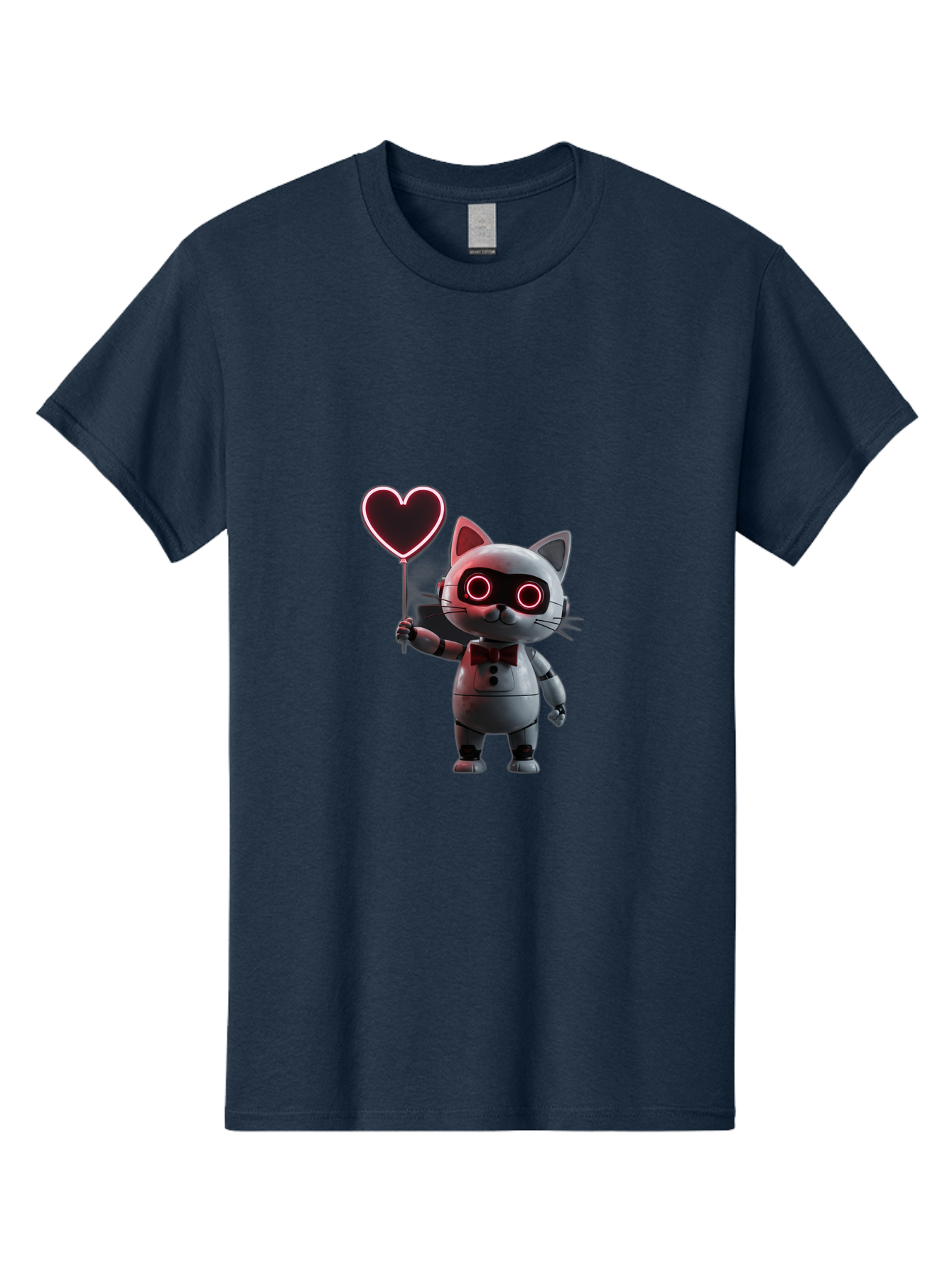 Cat-Robot-Heart Men'S Graphic Tee, 100% Cotton, Comfortable Casual Summer Wear, Machine Washable, Vintage Camera, Old Camera, Antique Camera, Black Camera, Classic Photography, Photography Equipment, Nostalgic Device, Film Camera, Camera Art Bah706 11