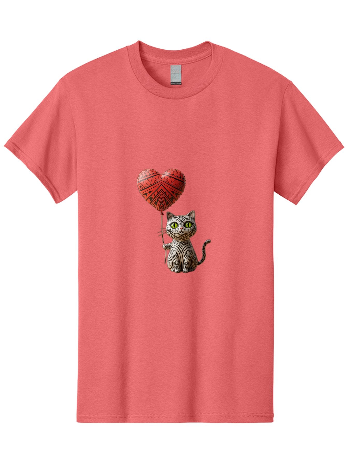 Cat-With-Heart-Balloon-1 Men'S Graphic Tee, 100% Cotton, Comfortable Casual Summer Wear, Machine Washable, Vintage Camera, Old Camera, Antique Camera, Black Camera, Classic Photography, Photography Equipment, Nostalgic Device, Film Camera, Bah708 15