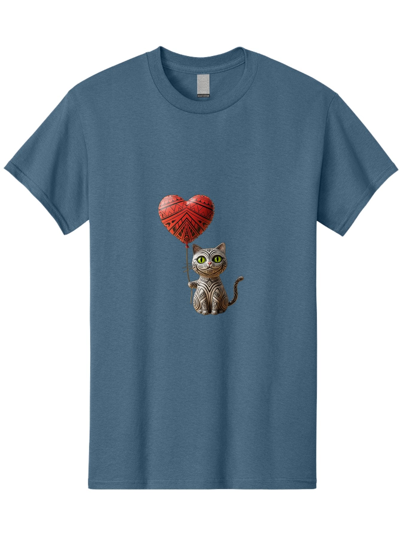 Cat-With-Heart-Balloon-1 Men'S Graphic Tee, 100% Cotton, Comfortable Casual Summer Wear, Machine Washable, Vintage Camera, Old Camera, Antique Camera, Black Camera, Classic Photography, Photography Equipment, Nostalgic Device, Film Camera, Bah708 13