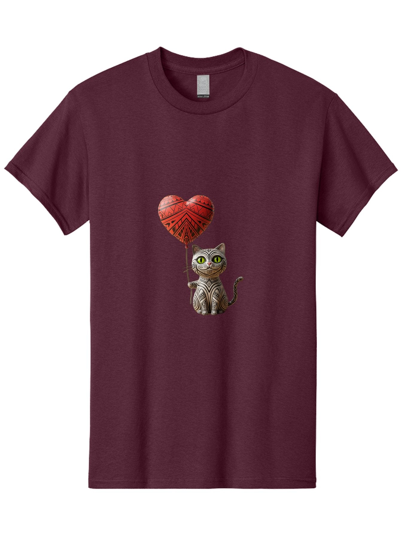 Cat-With-Heart-Balloon-1 Men'S Graphic Tee, 100% Cotton, Comfortable Casual Summer Wear, Machine Washable, Vintage Camera, Old Camera, Antique Camera, Black Camera, Classic Photography, Photography Equipment, Nostalgic Device, Film Camera, Bah708 14