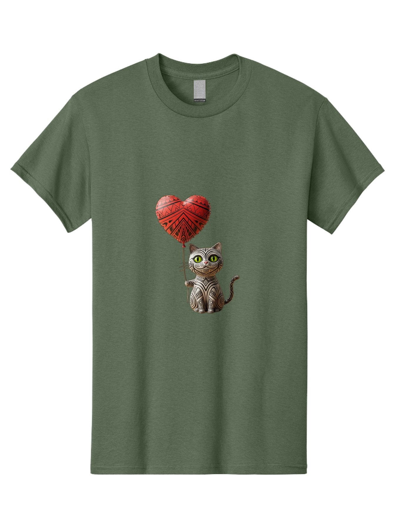 Cat-With-Heart-Balloon-1 Men'S Graphic Tee, 100% Cotton, Comfortable Casual Summer Wear, Machine Washable, Vintage Camera, Old Camera, Antique Camera, Black Camera, Classic Photography, Photography Equipment, Nostalgic Device, Film Camera, Bah708 7