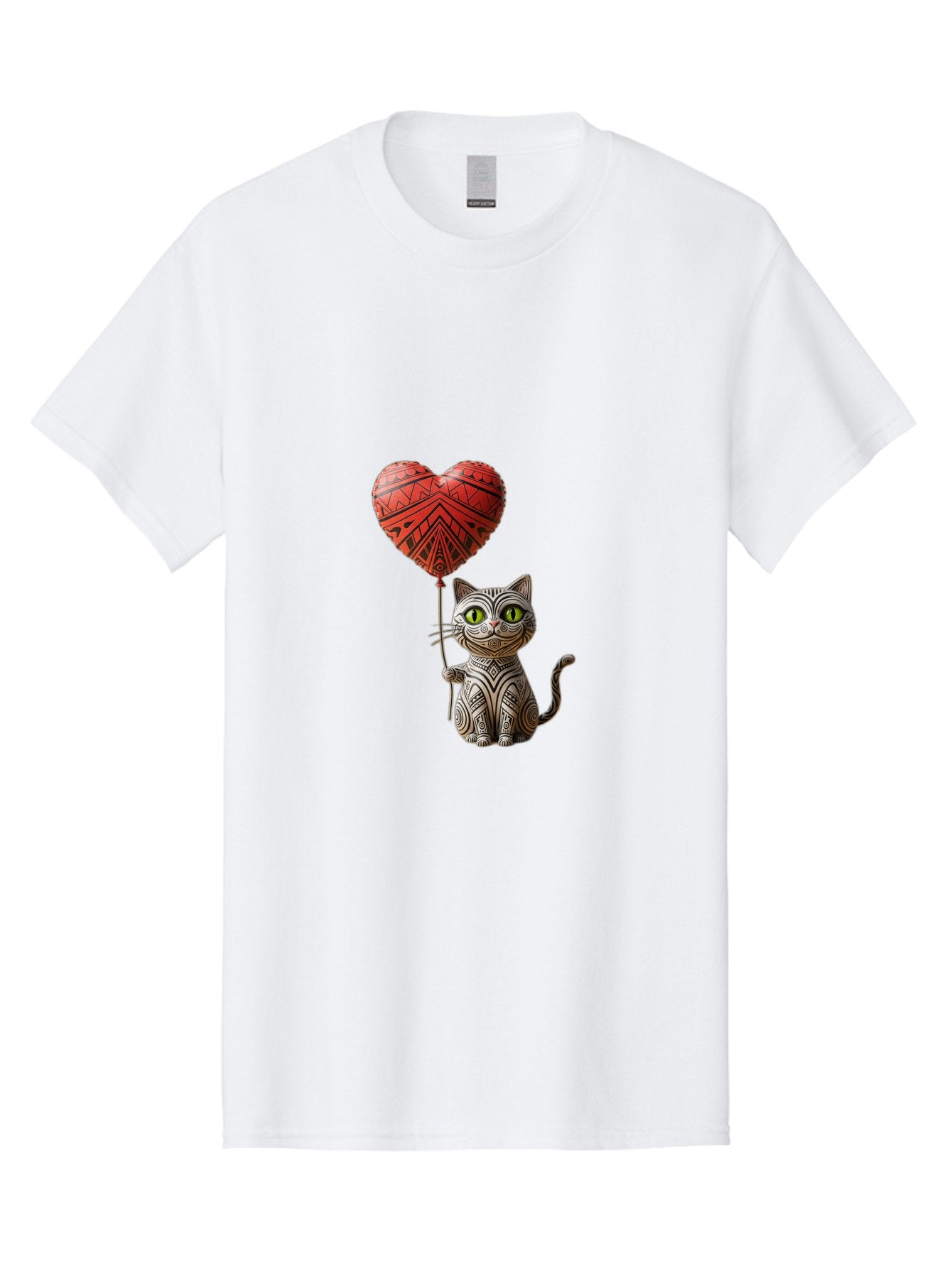 Cat-With-Heart-Balloon-1 Men'S Graphic Tee, 100% Cotton, Comfortable Casual Summer Wear, Machine Washable, Vintage Camera, Old Camera, Antique Camera, Black Camera, Classic Photography, Photography Equipment, Nostalgic Device, Film Camera, Bah708 12