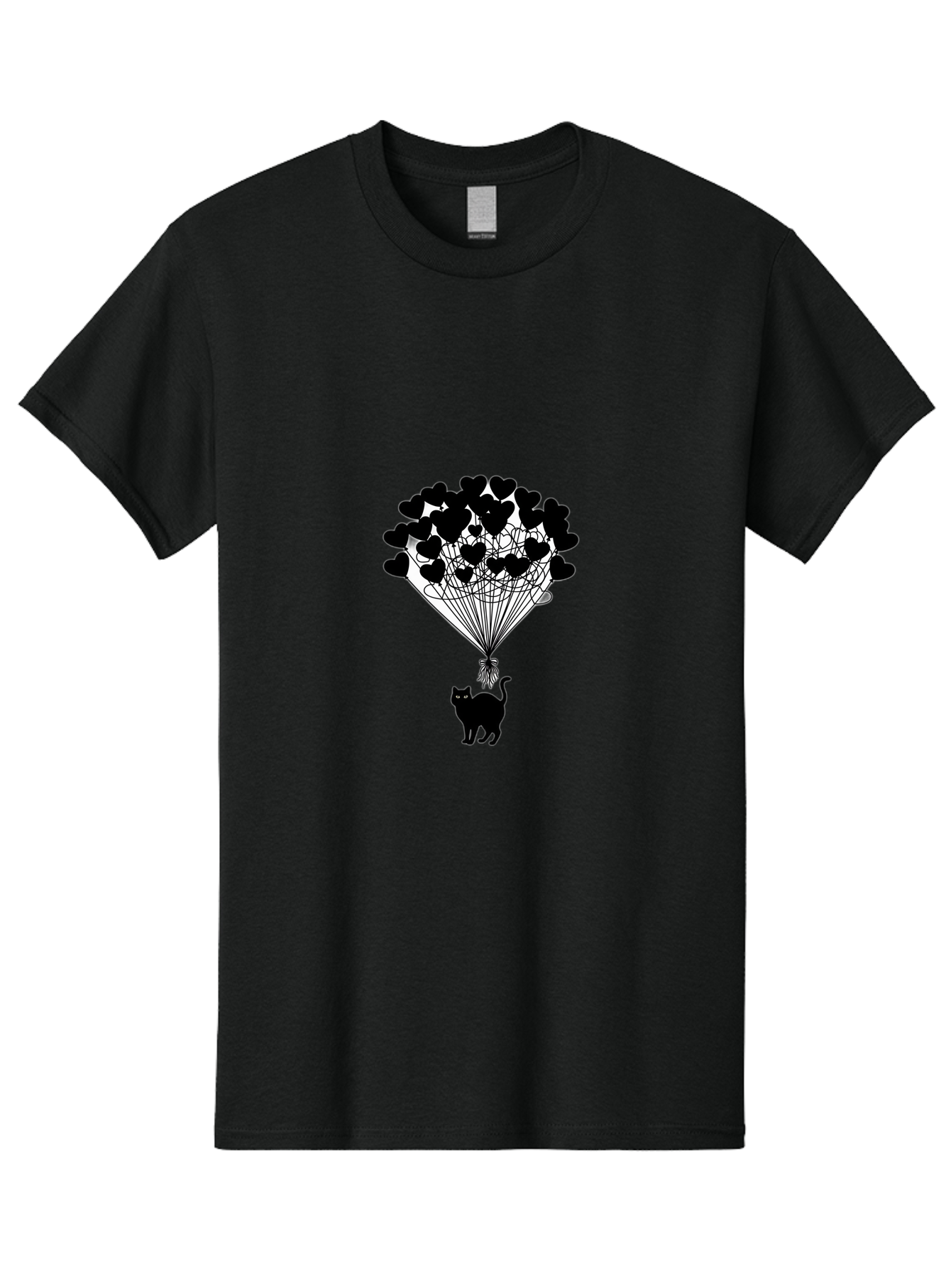 Cat-With-Heart-Balloon-2 Men'S Graphic Tee, 100% Cotton, Comfortable Casual Summer Wear, Machine Washable, Vintage Camera, Old Camera, Antique Camera, Black Camera, Classic Photography, Photography Equipment, Nostalgic Device, Film Camera, Bah709 14