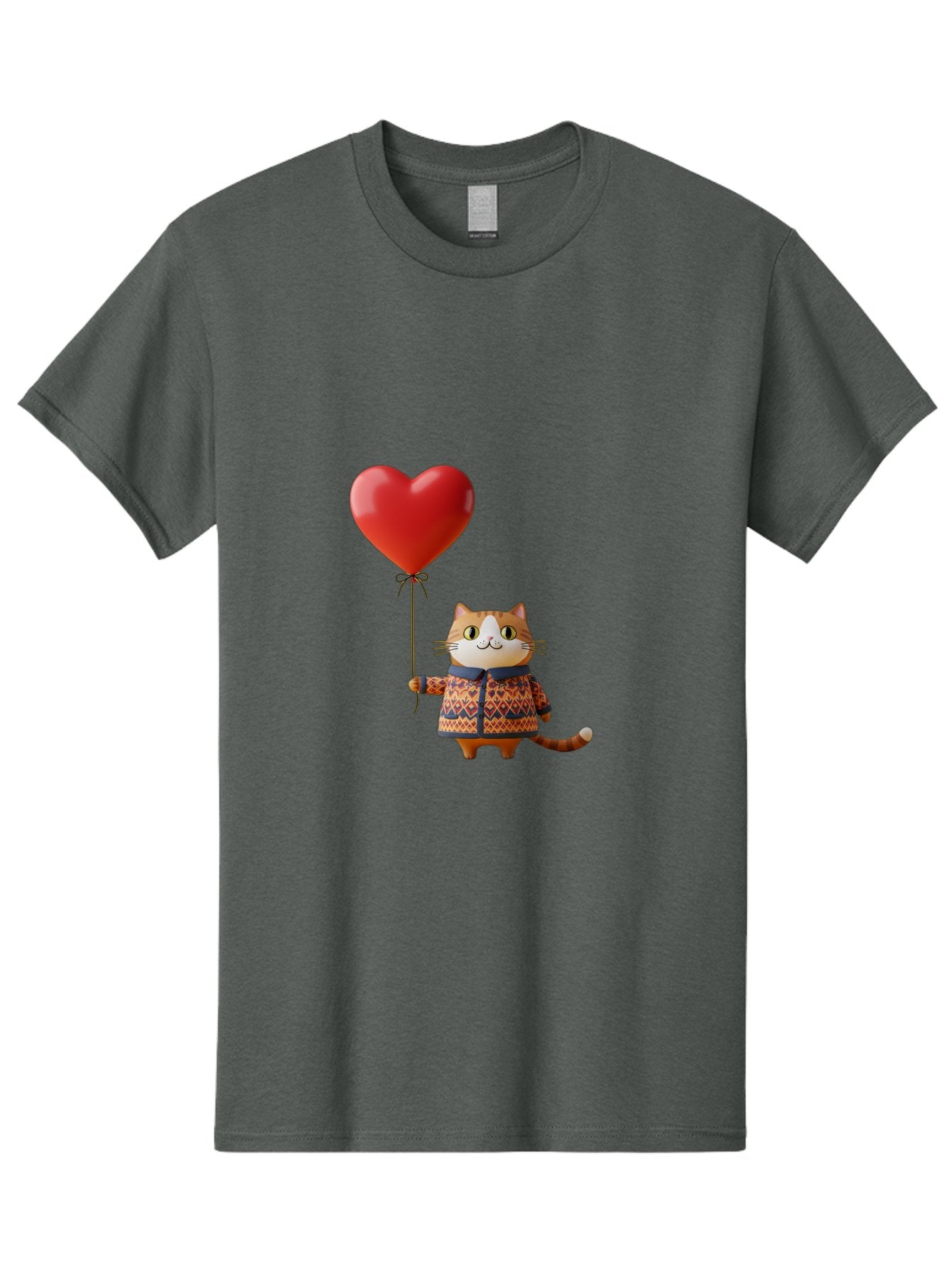 Cat-With-Heart-Balloon-3 Men'S Graphic Tee, 100% Cotton, Comfortable Casual Summer Wear, Machine Washable, Vintage Camera, Old Camera, Antique Camera, Black Camera, Classic Photography, Photography Equipment, Nostalgic Device, Film Camera, Bah710 12
