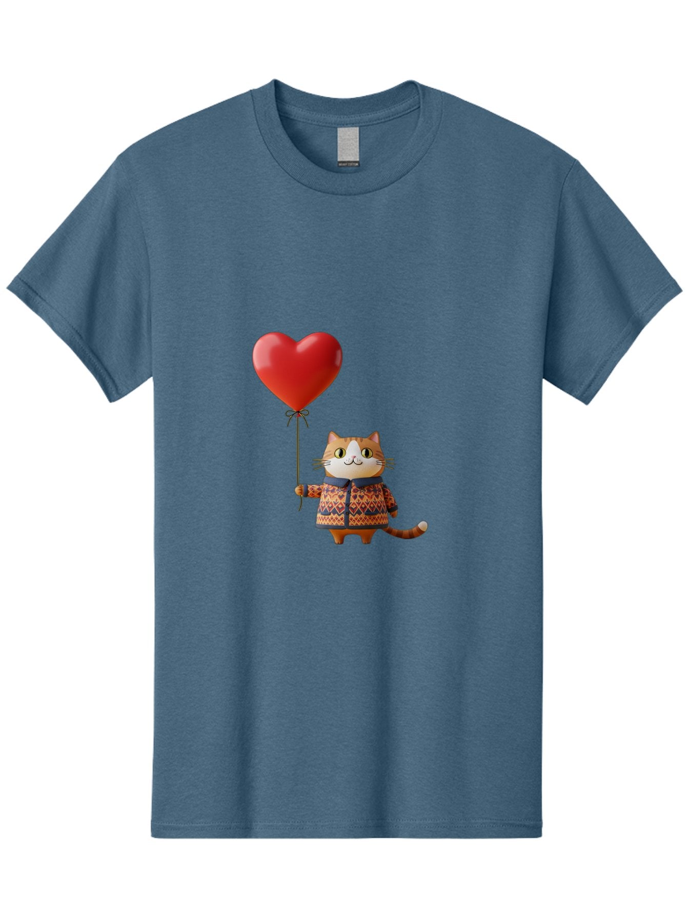 Cat-With-Heart-Balloon-3 Men'S Graphic Tee, 100% Cotton, Comfortable Casual Summer Wear, Machine Washable, Vintage Camera, Old Camera, Antique Camera, Black Camera, Classic Photography, Photography Equipment, Nostalgic Device, Film Camera, Bah710 6