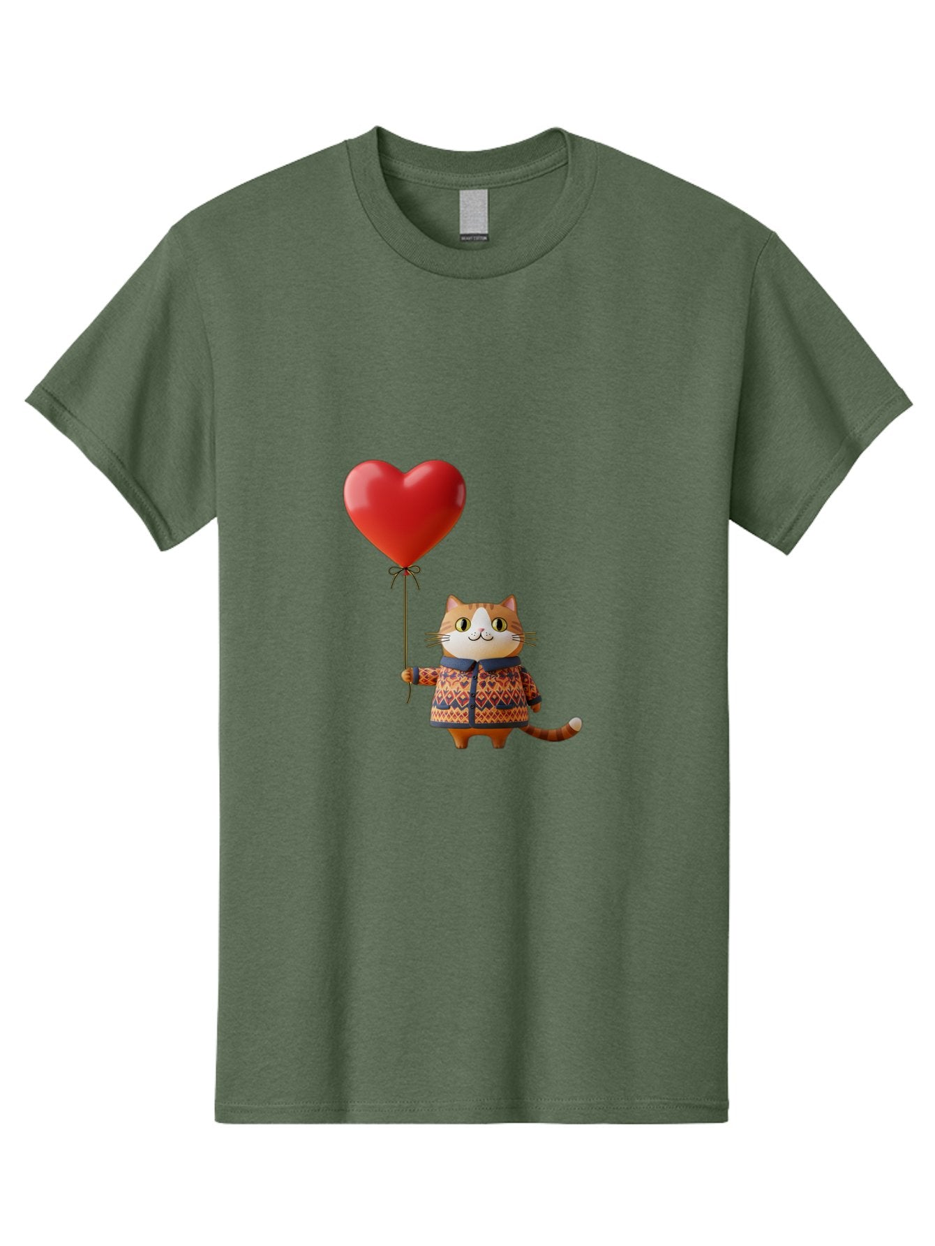 Cat-With-Heart-Balloon-3 Men'S Graphic Tee, 100% Cotton, Comfortable Casual Summer Wear, Machine Washable, Vintage Camera, Old Camera, Antique Camera, Black Camera, Classic Photography, Photography Equipment, Nostalgic Device, Film Camera, Bah710 5