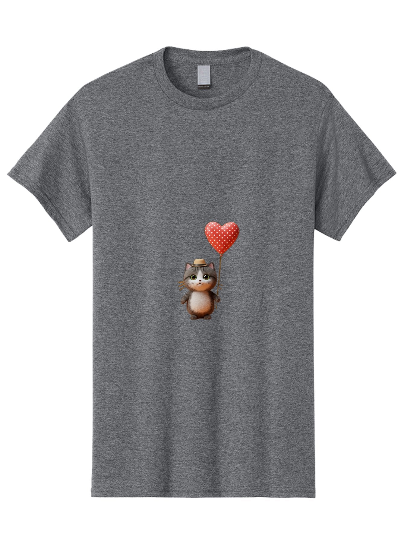 Cat-With-Heart-Balloon-4 Men'S Graphic Tee, 100% Cotton, Comfortable Casual Summer Wear, Machine Washable, Vintage Camera, Old Camera, Antique Camera, Black Camera, Classic Photography, Photography Equipment, Nostalgic Device, Film Camera, Bah711 13