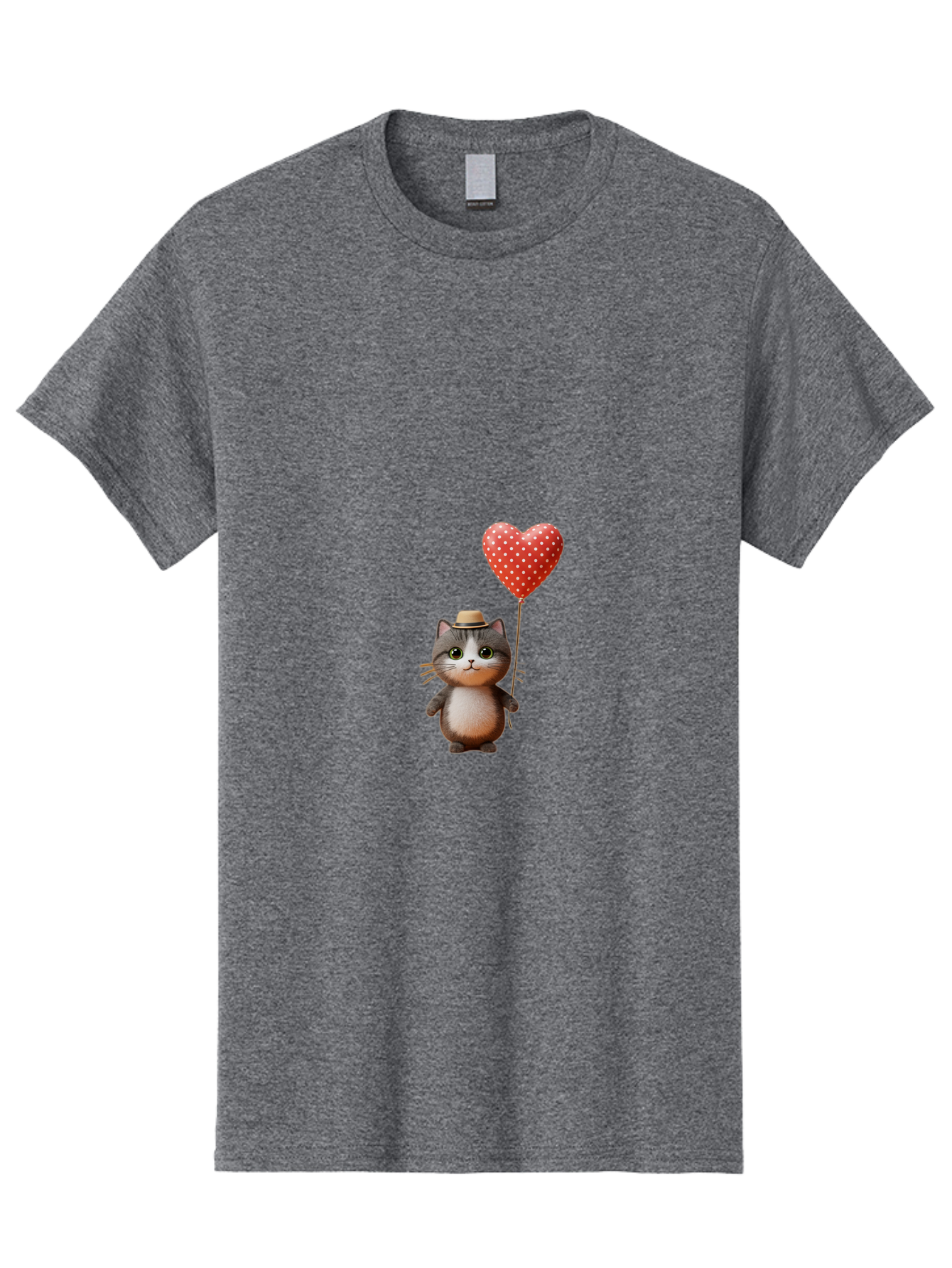 Cat-With-Heart-Balloon-4 Men'S Graphic Tee, 100% Cotton, Comfortable Casual Summer Wear, Machine Washable, Vintage Camera, Old Camera, Antique Camera, Black Camera, Classic Photography, Photography Equipment, Nostalgic Device, Film Camera, Bah711 15