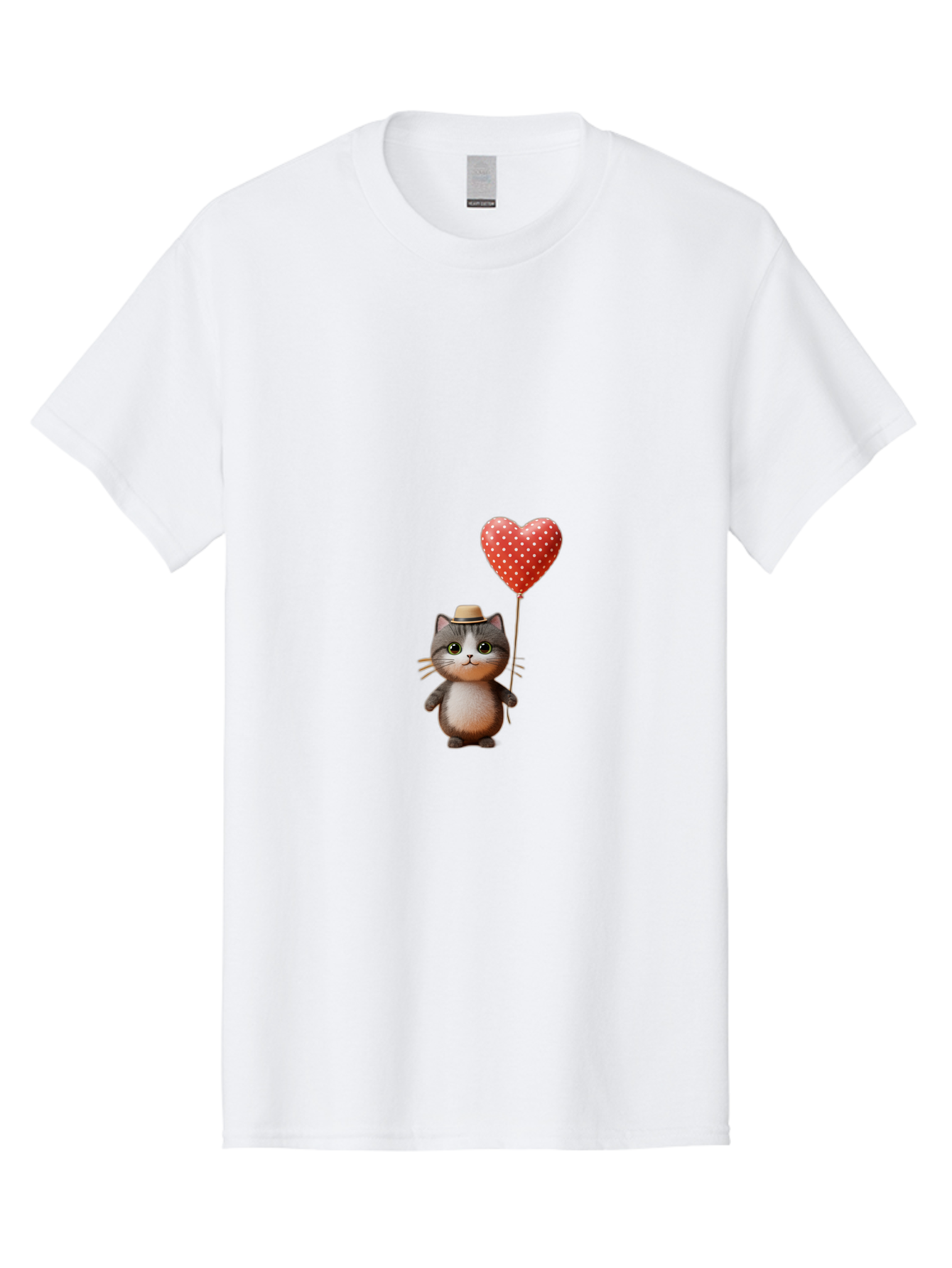 Cat-With-Heart-Balloon-4 Men'S Graphic Tee, 100% Cotton, Comfortable Casual Summer Wear, Machine Washable, Vintage Camera, Old Camera, Antique Camera, Black Camera, Classic Photography, Photography Equipment, Nostalgic Device, Film Camera, Bah711 12