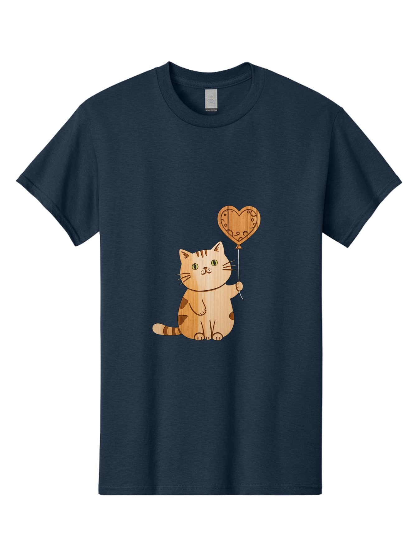 Cat-With-Heart-Balloon Men'S Graphic Tee, 100% Cotton, Comfortable Casual Summer Wear, Machine Washable, Vintage Camera, Old Camera, Antique Camera, Black Camera, Classic Photography, Photography Equipment, Nostalgic Device, Film Camera, Bah712