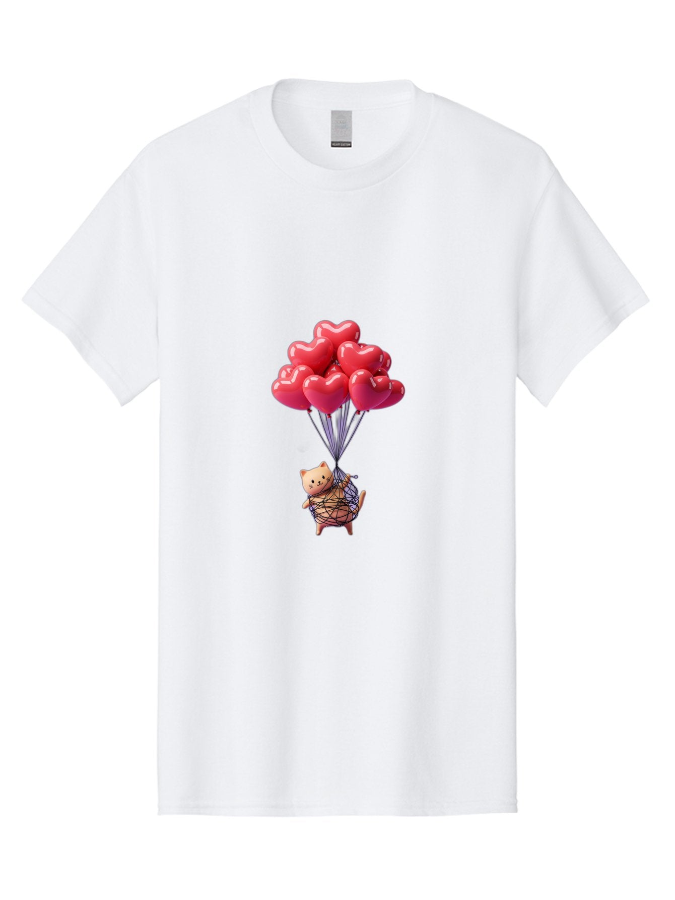 Cat-With-Heart-Balloons Men'S Graphic Tee, 100% Cotton, Comfortable Casual Summer Wear, Machine Washable, Vintage Camera, Old Camera, Antique Camera, Black Camera, Classic Photography, Photography Equipment, Nostalgic Device, Film Camera, Bah715 14