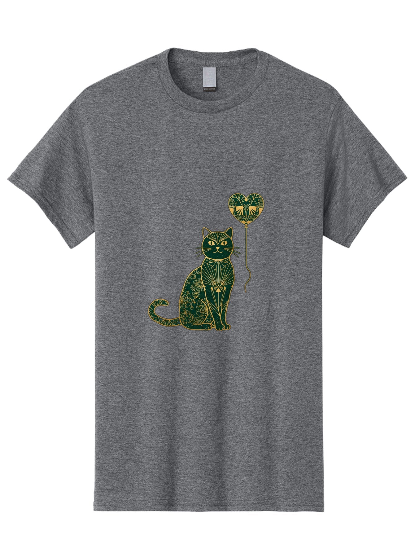 Cat-With-Heart-Shaped-Balloon-1 Men'S Graphic Tee, 100% Cotton, Comfortable Casual Summer Wear, Machine Washable, Vintage Camera, Old Camera, Antique Camera, Black Camera, Classic Photography, Photography Equipment, Nostalgic Device, Bah716 8