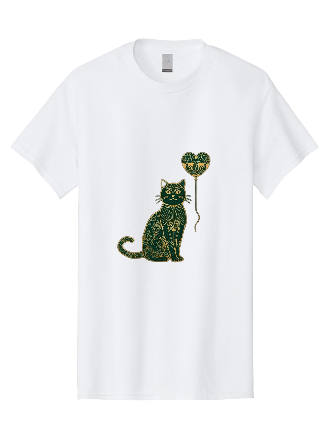 Cat-With-Heart-Shaped-Balloon-1 Men'S Graphic Tee, 100% Cotton, Comfortable Casual Summer Wear, Machine Washable, Vintage Camera, Old Camera, Antique Camera, Black Camera, Classic Photography, Photography Equipment, Nostalgic Device, Bah716 9