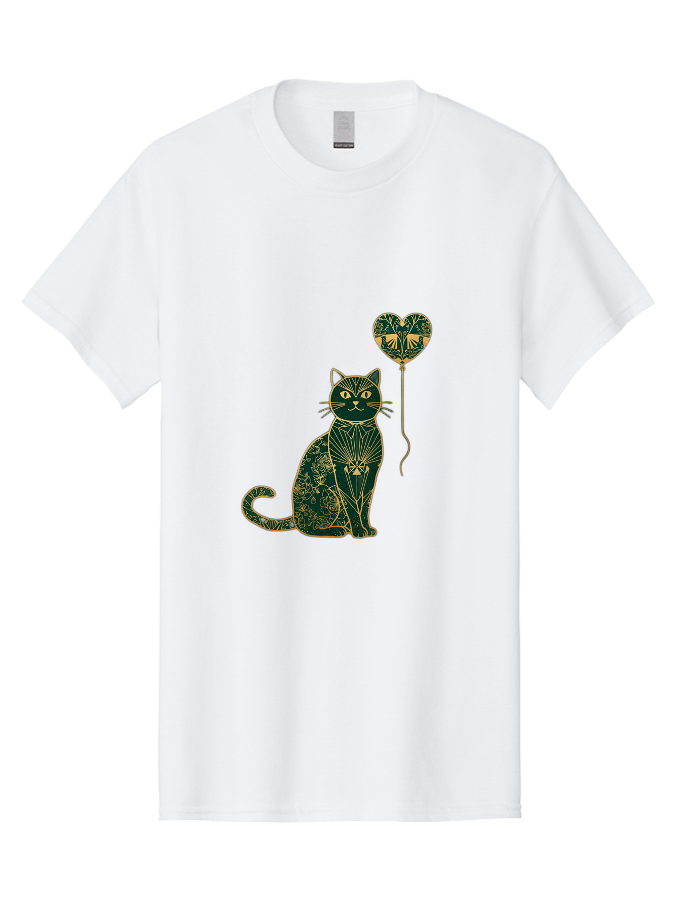 Cat-With-Heart-Shaped-Balloon-1 Men'S Graphic Tee, 100% Cotton, Comfortable Casual Summer Wear, Machine Washable, Vintage Camera, Old Camera, Antique Camera, Black Camera, Classic Photography, Photography Equipment, Nostalgic Device, Bah716 5