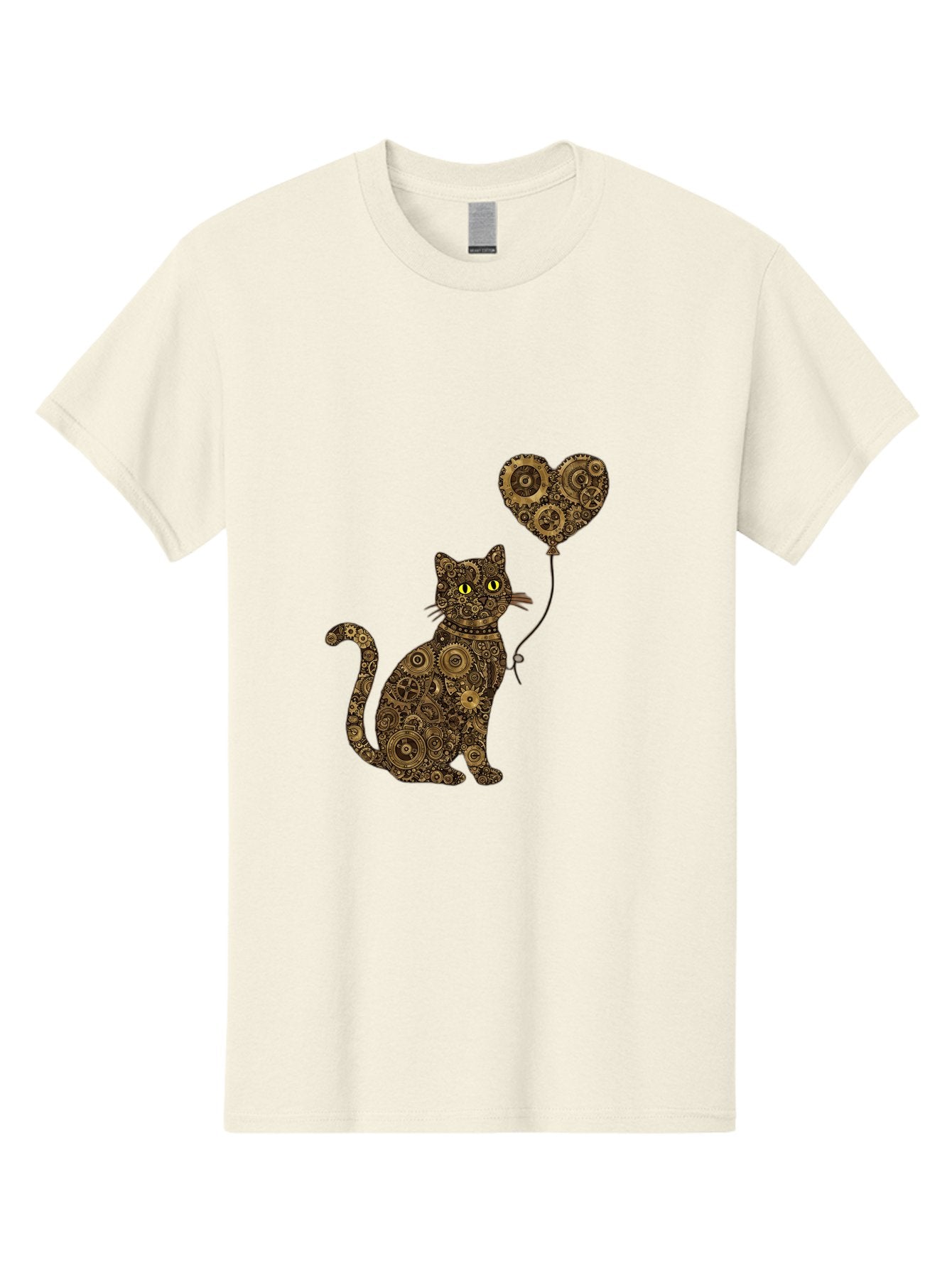 Cat-With-Heart-Shaped-Balloon Men'S Graphic Tee, 100% Cotton, Comfortable Casual Summer Wear, Machine Washable, Vintage Camera, Old Camera, Antique Camera, Black Camera, Classic Photography, Photography Equipment, Nostalgic Device, Bah717 15