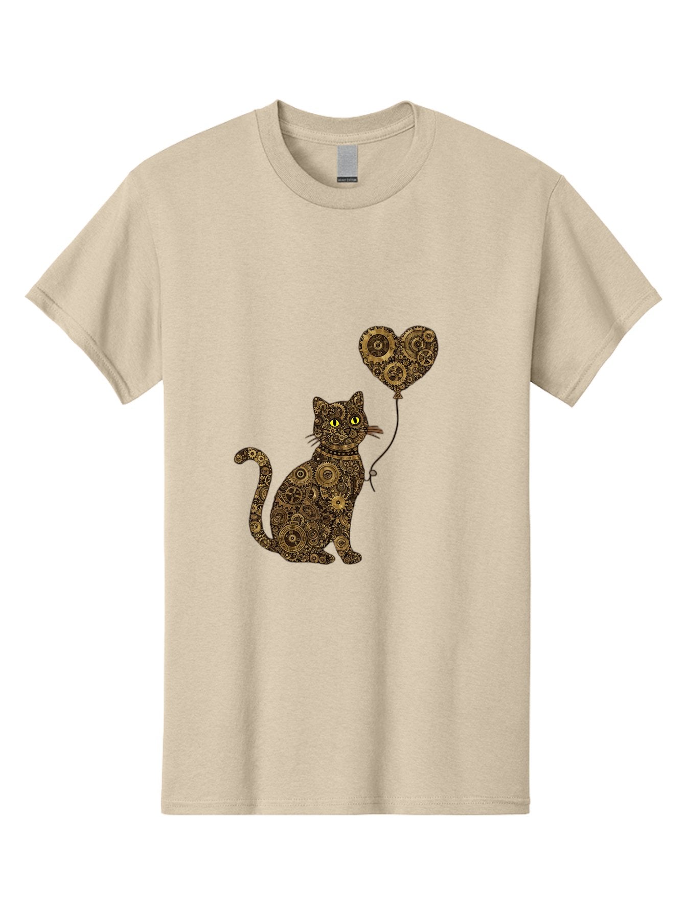 Cat-With-Heart-Shaped-Balloon Men'S Graphic Tee, 100% Cotton, Comfortable Casual Summer Wear, Machine Washable, Vintage Camera, Old Camera, Antique Camera, Black Camera, Classic Photography, Photography Equipment, Nostalgic Device, Bah717 14