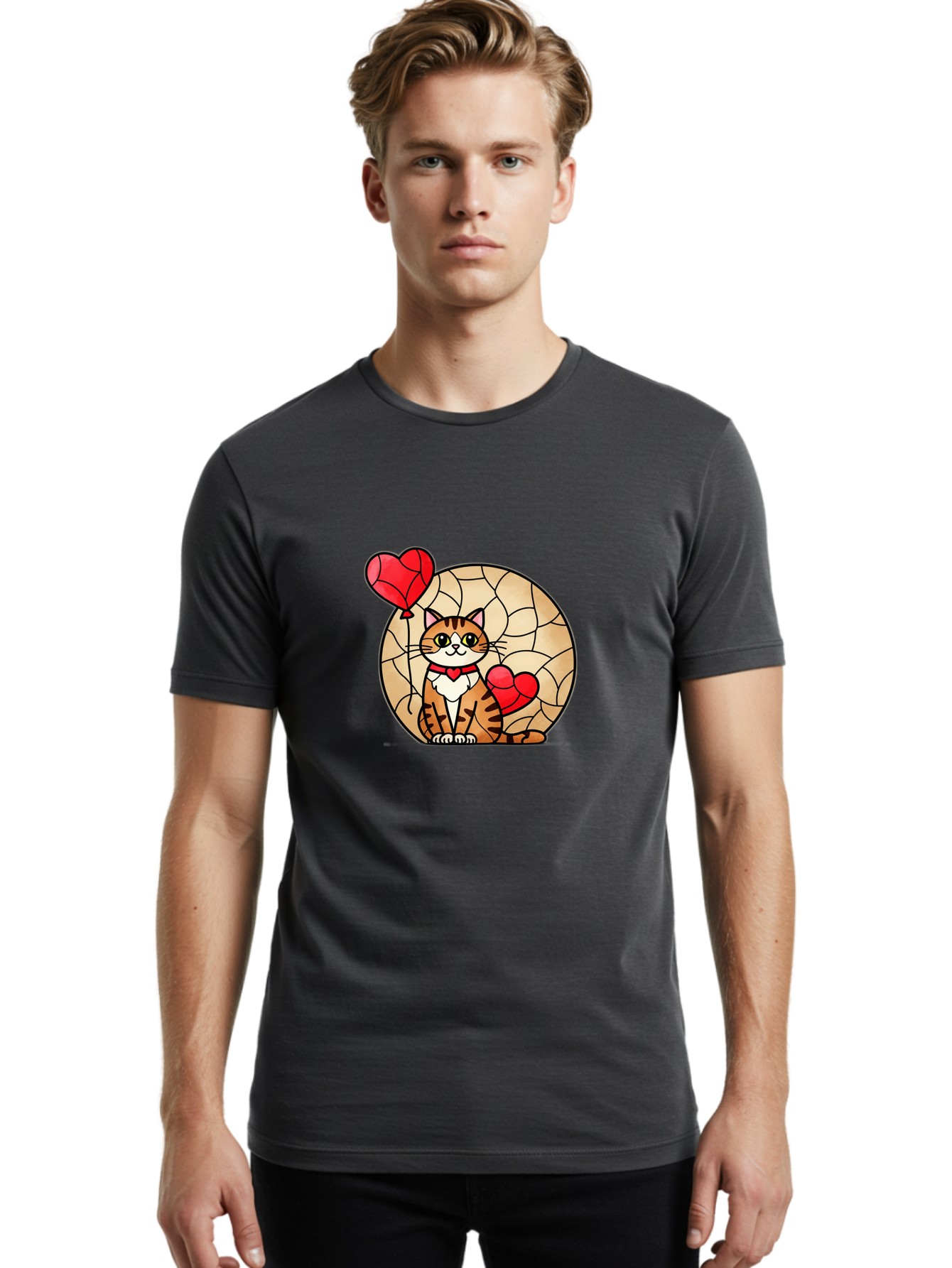 Cat-With-Hearts Men'S Graphic Tee, 100% Cotton, Comfortable Casual Summer Wear, Machine Washable, Vintage Camera, Old Camera, Antique Camera, Black Camera, Classic Photography, Photography Equipment, Nostalgic Device, Film Camera, Camera Art Bah718 19
