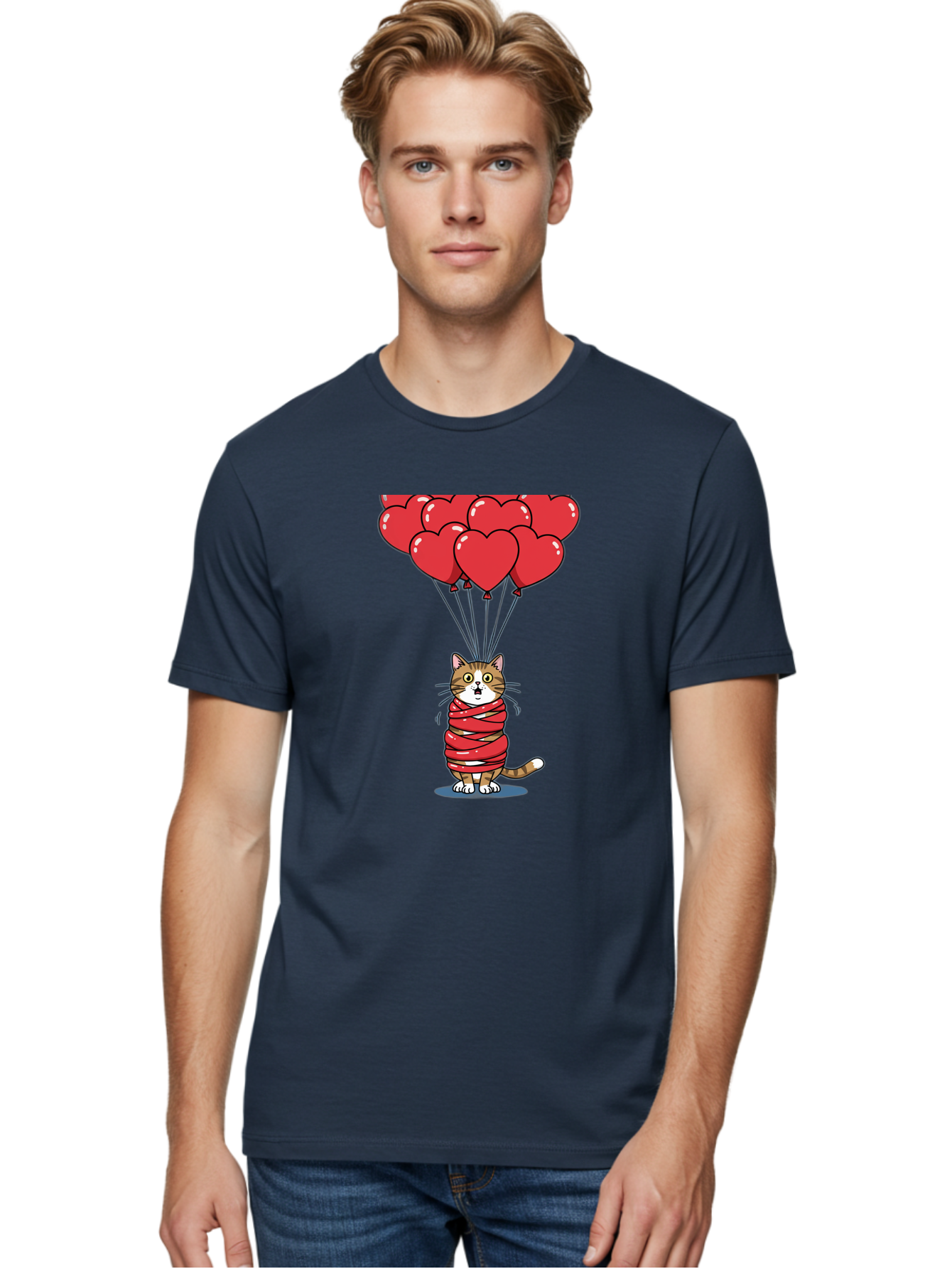 Cat-With-Red-Balloons Men'S Graphic Tee, 100% Cotton, Comfortable Casual Summer Wear, Machine Washable, Vintage Camera, Old Camera, Antique Camera, Black Camera, Classic Photography, Photography Equipment, Nostalgic Device, Film Camera, Bah719 18