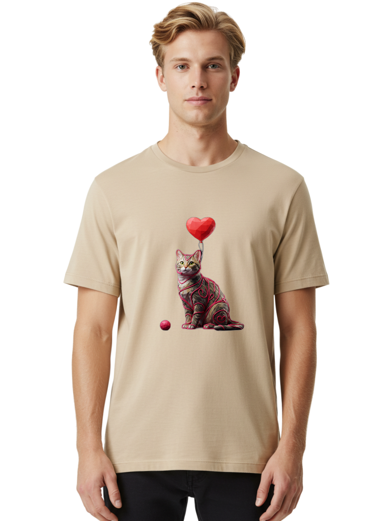Cat-With-Red-Heart-Balloon Men'S Graphic Tee, 100% Cotton, Comfortable Casual Summer Wear, Machine Washable, Vintage Camera, Old Camera, Antique Camera, Black Camera, Classic Photography, Photography Equipment, Nostalgic Device, Film Camera, Bah720 25