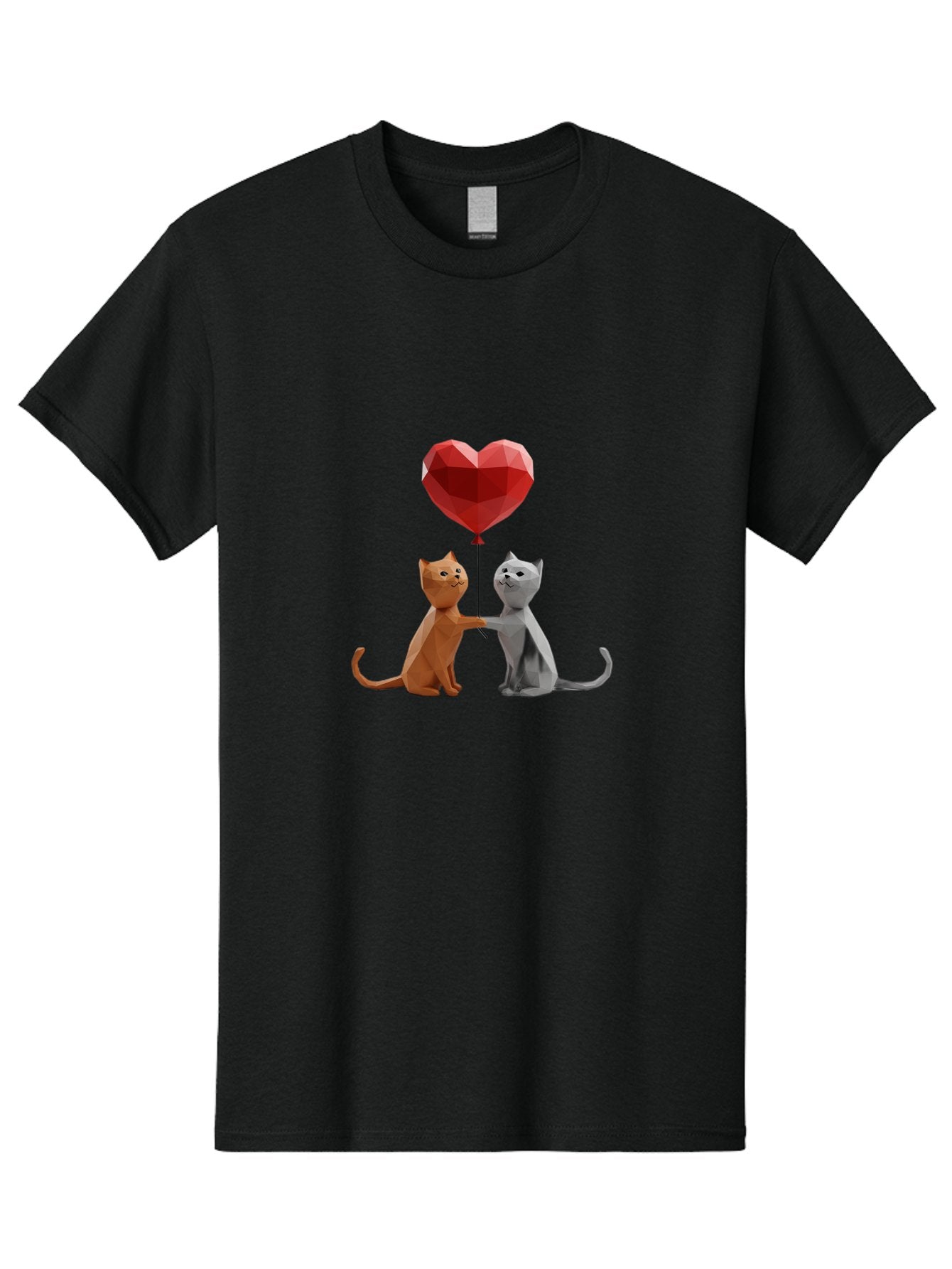 Cats-Holding-Heart-Balloon Men'S Graphic Tee, 100% Cotton, Comfortable Casual Summer Wear, Machine Washable, Vintage Camera, Old Camera, Antique Camera, Black Camera, Classic Photography, Photography Equipment, Nostalgic Device, Film Camera, Bah721 4