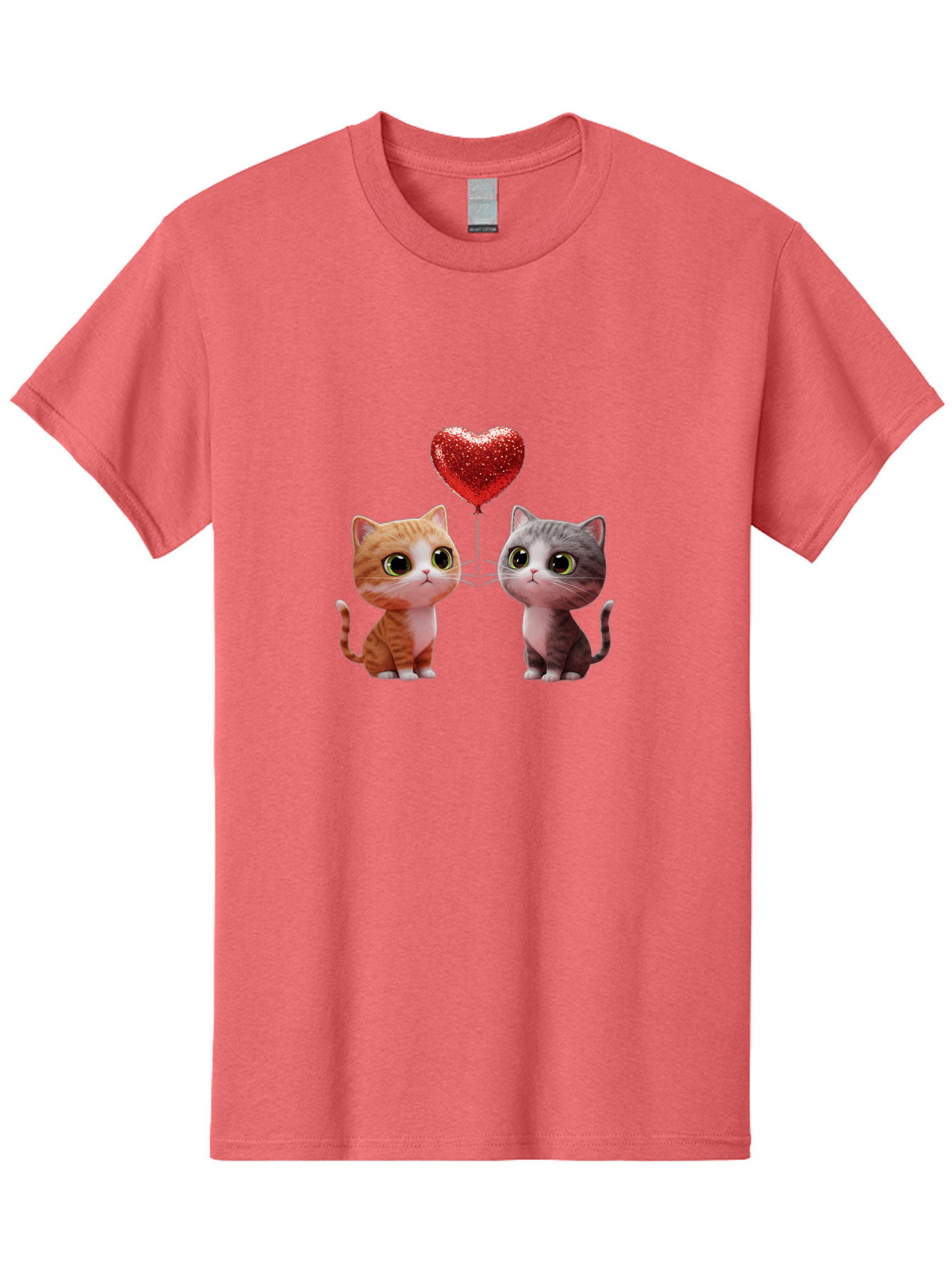 Cats-With-Heart-Balloon-1 Men'S Graphic Tee, 100% Cotton, Comfortable Casual Summer Wear, Machine Washable, Vintage Camera, Old Camera, Antique Camera, Black Camera, Classic Photography, Photography Equipment, Nostalgic Device, Film Camera, Bah722 10