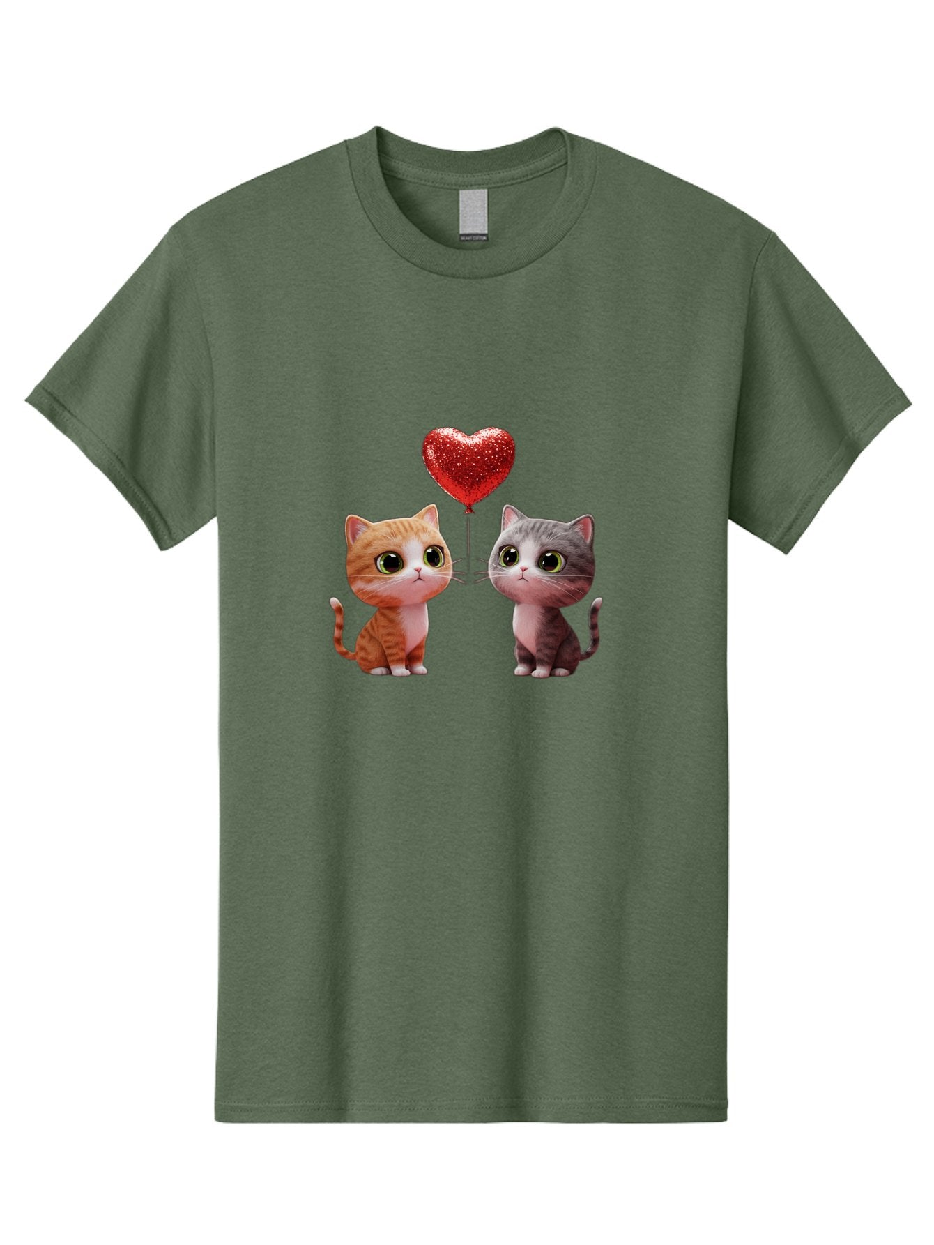 Cats-With-Heart-Balloon-1 Men'S Graphic Tee, 100% Cotton, Comfortable Casual Summer Wear, Machine Washable, Vintage Camera, Old Camera, Antique Camera, Black Camera, Classic Photography, Photography Equipment, Nostalgic Device, Film Camera, Bah722 10