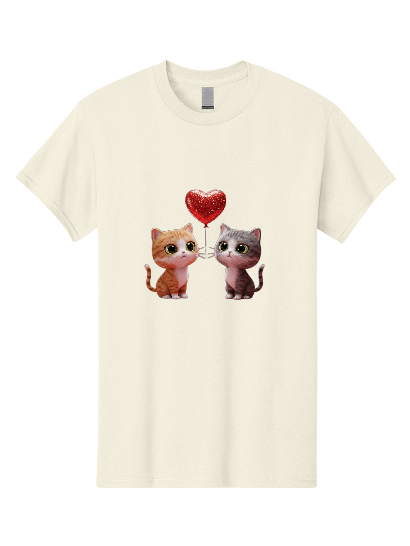 Cats-With-Heart-Balloon-1 Men'S Graphic Tee, 100% Cotton, Comfortable Casual Summer Wear, Machine Washable, Vintage Camera, Old Camera, Antique Camera, Black Camera, Classic Photography, Photography Equipment, Nostalgic Device, Film Camera, Bah722 14