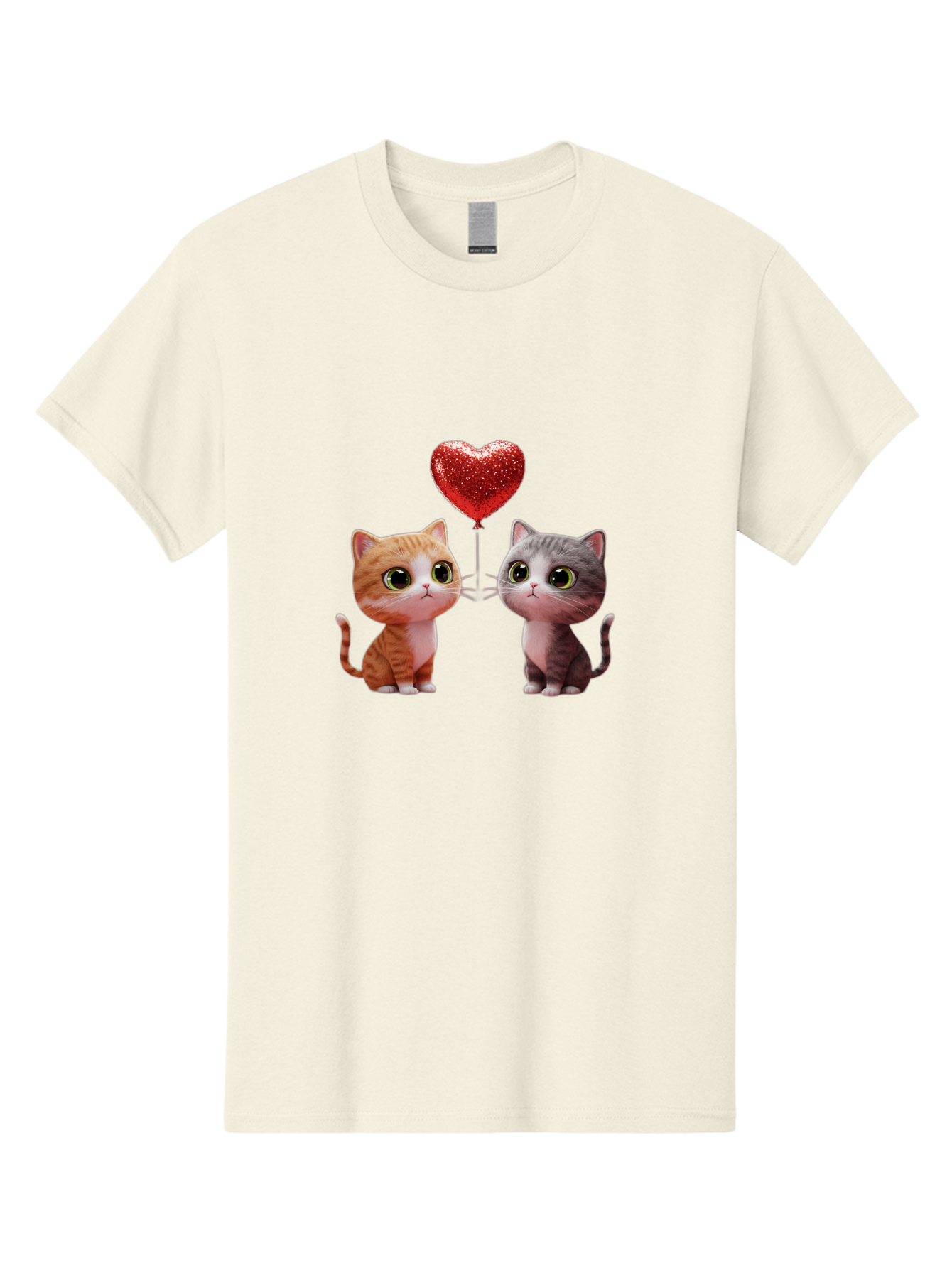 Cats-With-Heart-Balloon-1 Men'S Graphic Tee, 100% Cotton, Comfortable Casual Summer Wear, Machine Washable, Vintage Camera, Old Camera, Antique Camera, Black Camera, Classic Photography, Photography Equipment, Nostalgic Device, Film Camera, Bah722