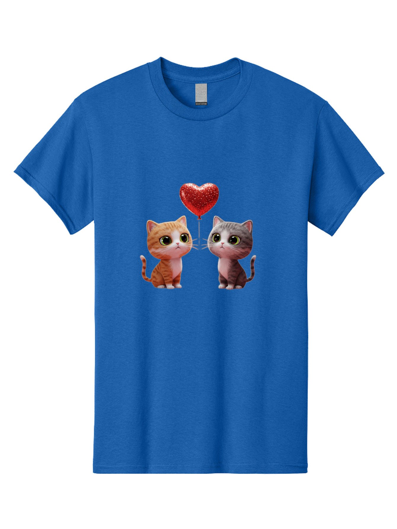 Cats-With-Heart-Balloon-1 Men'S Graphic Tee, 100% Cotton, Comfortable Casual Summer Wear, Machine Washable, Vintage Camera, Old Camera, Antique Camera, Black Camera, Classic Photography, Photography Equipment, Nostalgic Device, Film Camera, Bah722
